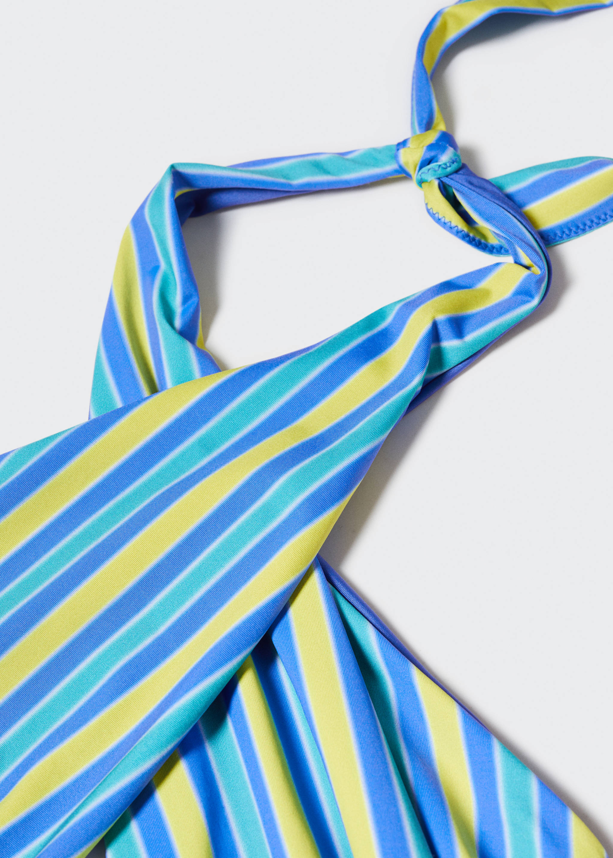 Plavky s překřížením a barevnými proužky - Detail zboží 8