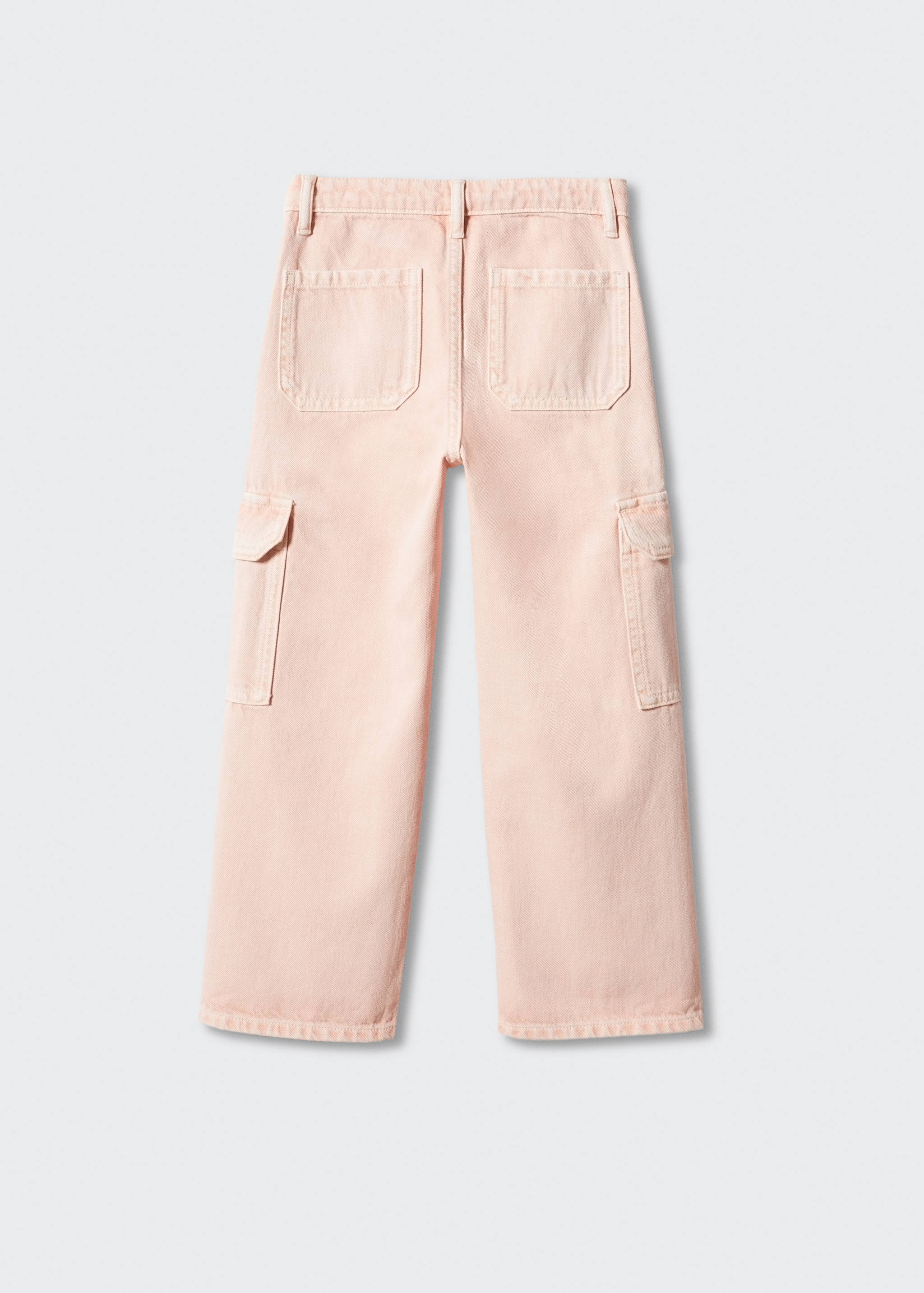 Cotton cargo trousers - Reverse of the article