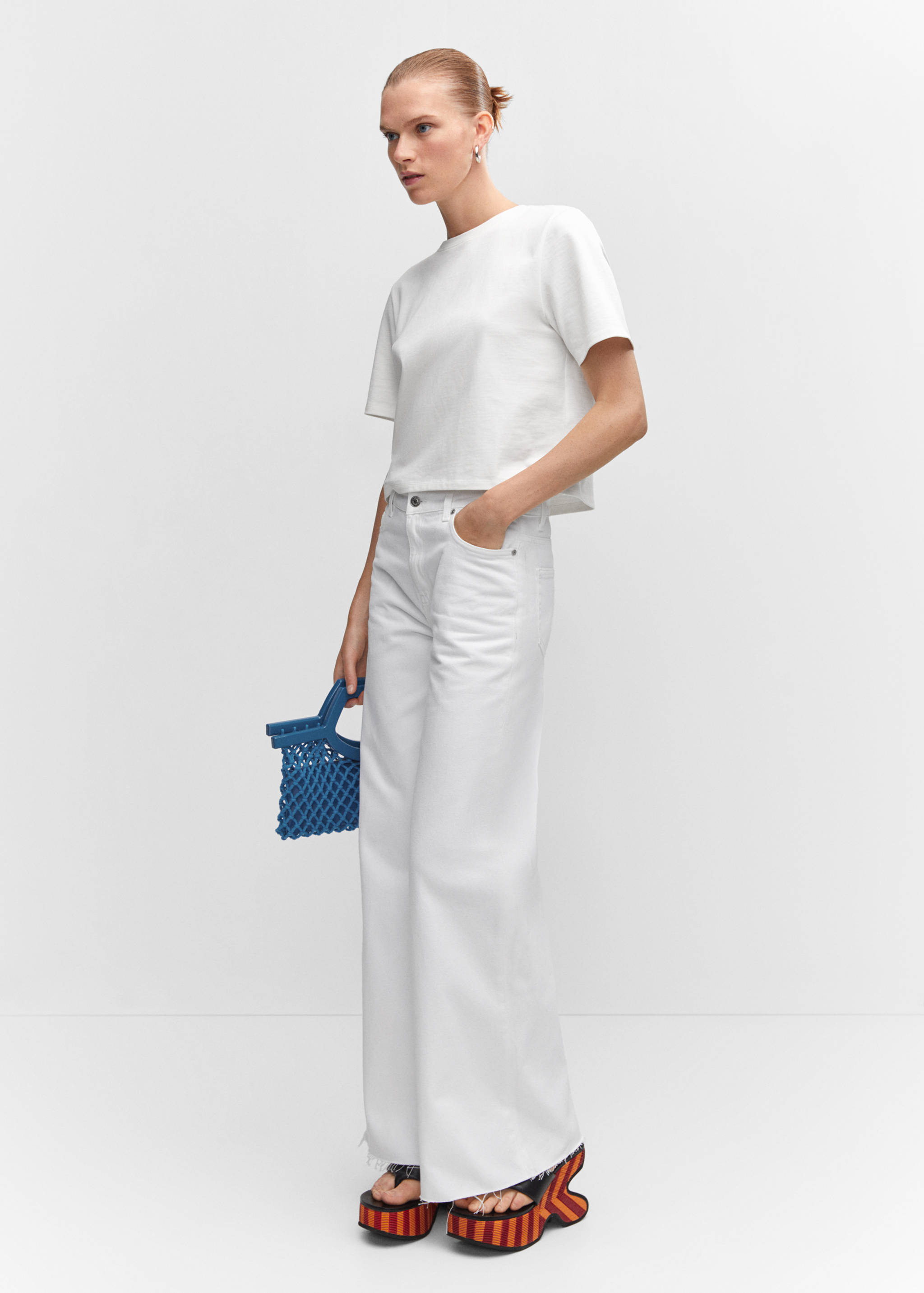 High-rise wideleg jeans  - General plane