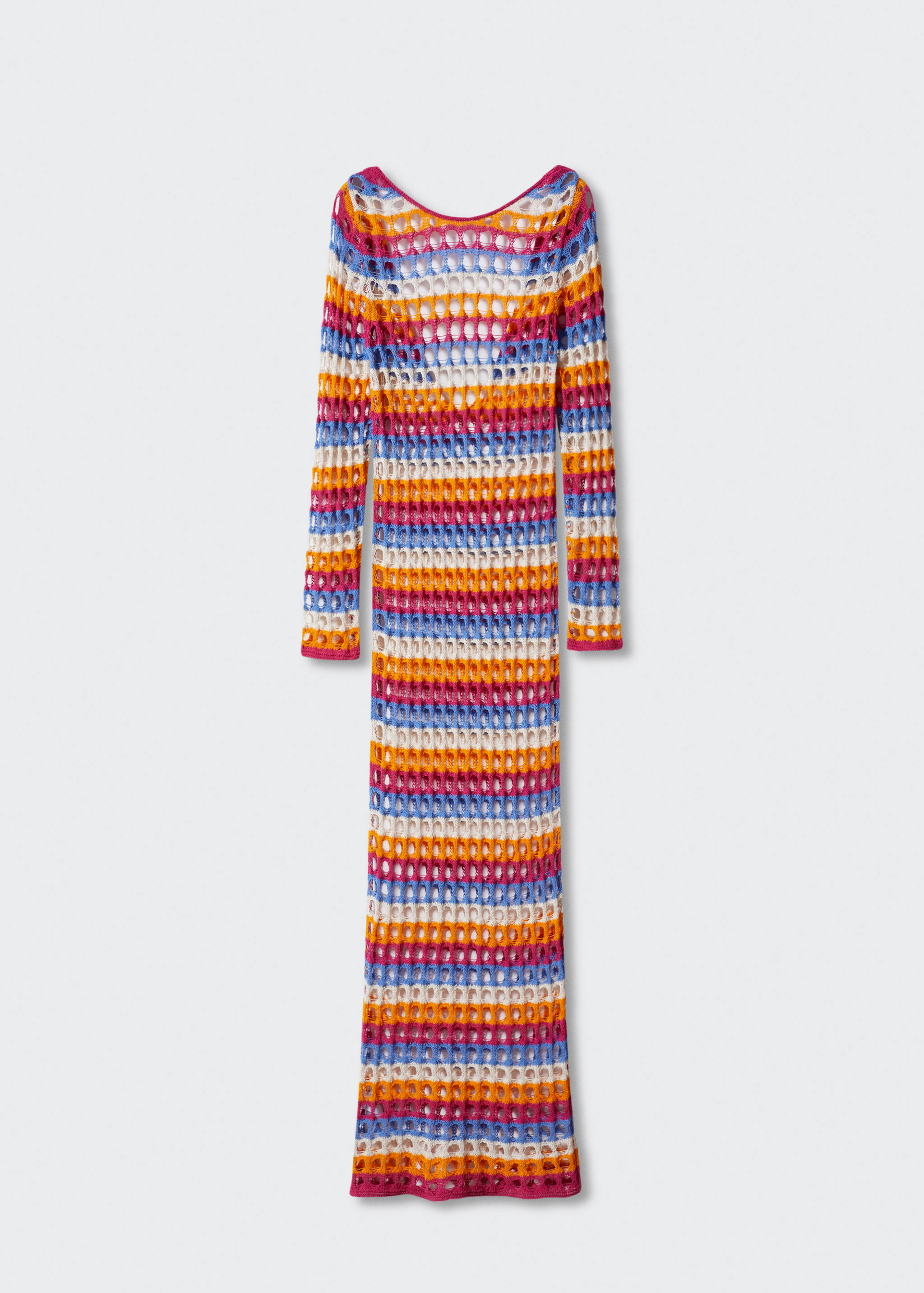 Vestido crochet multicolor - Artículo sin modelo