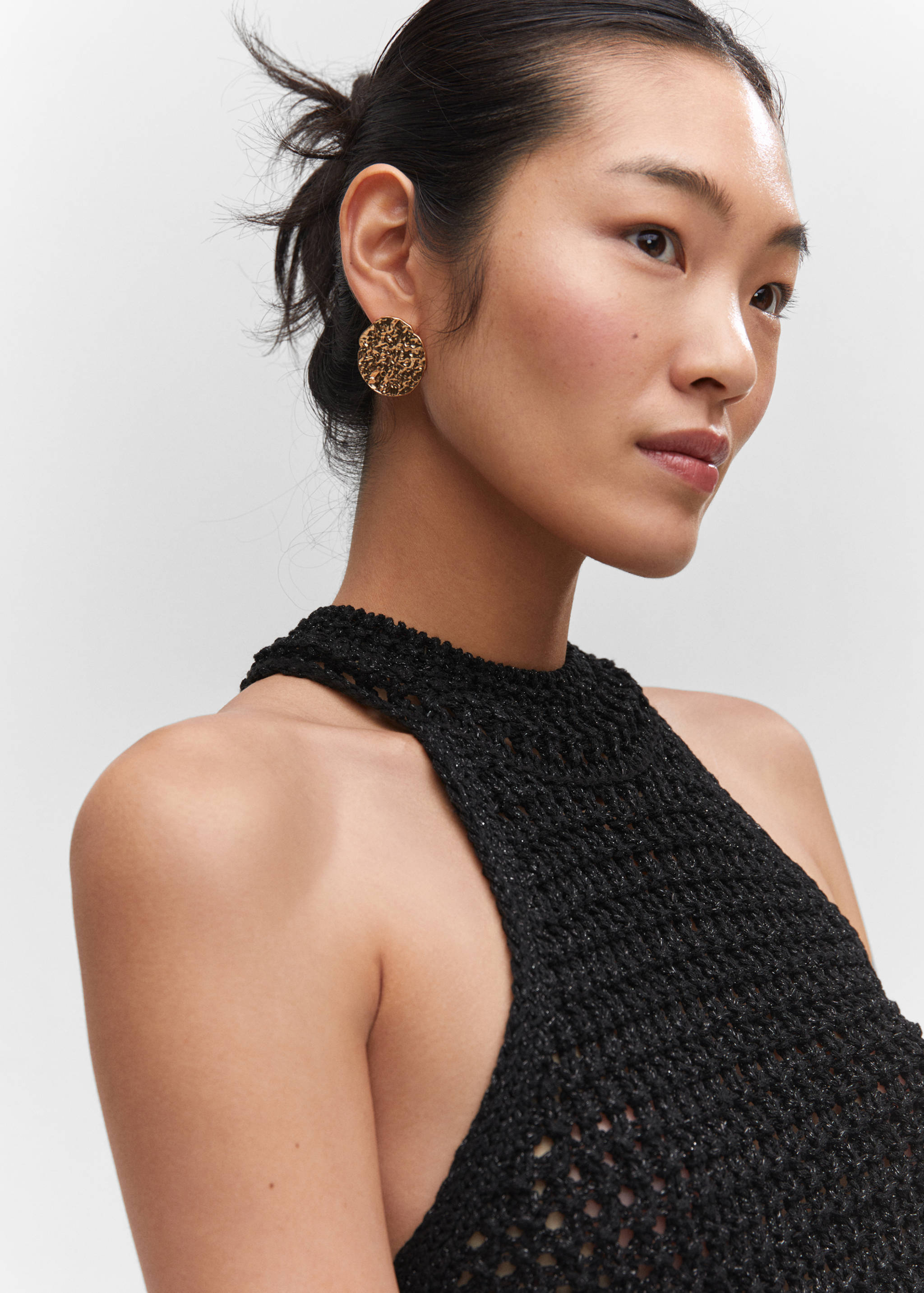 Neckholder-Top aus Lurex - Detail des Artikels 1