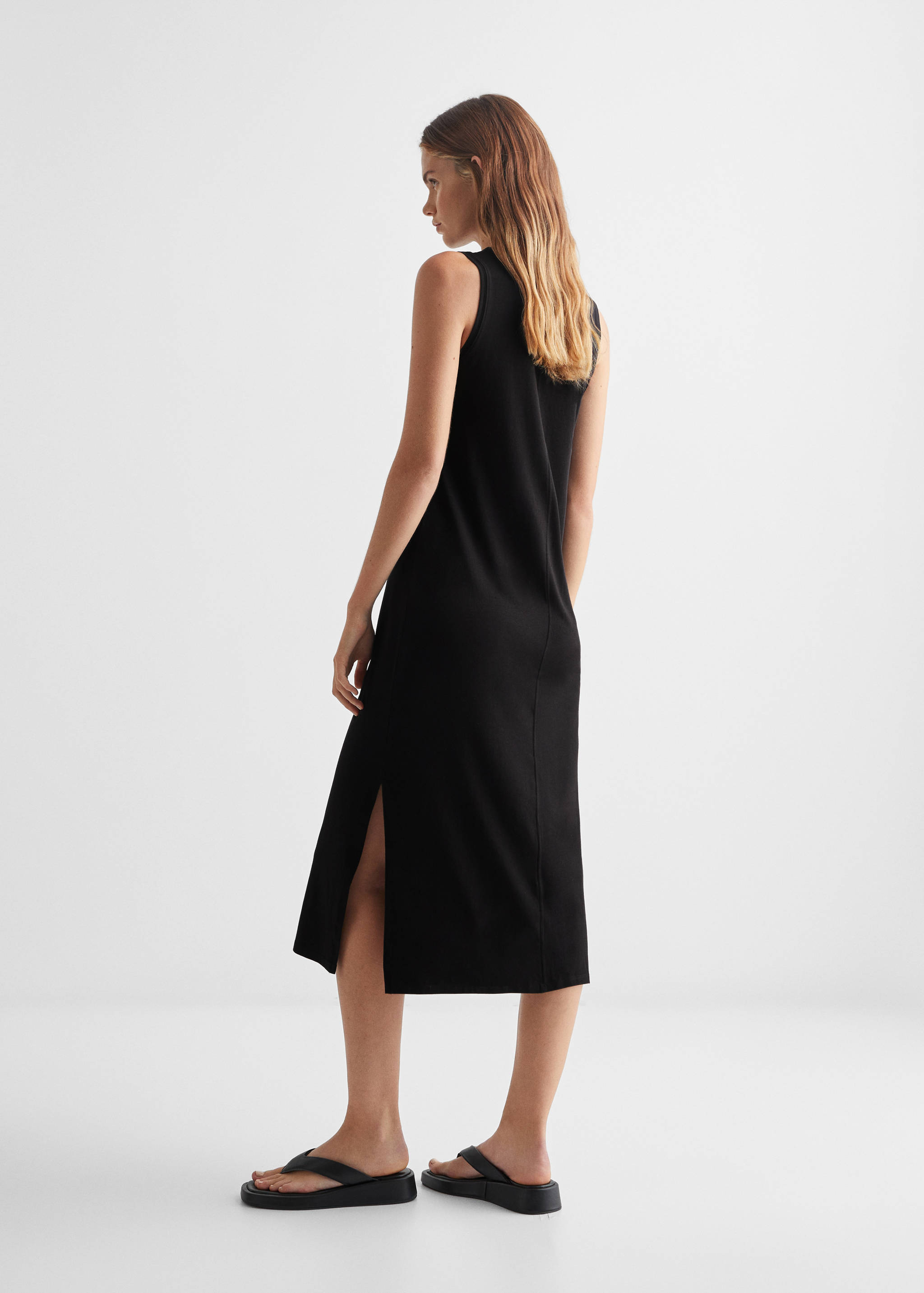 Vestit llarg obertura - Revers de l'article
