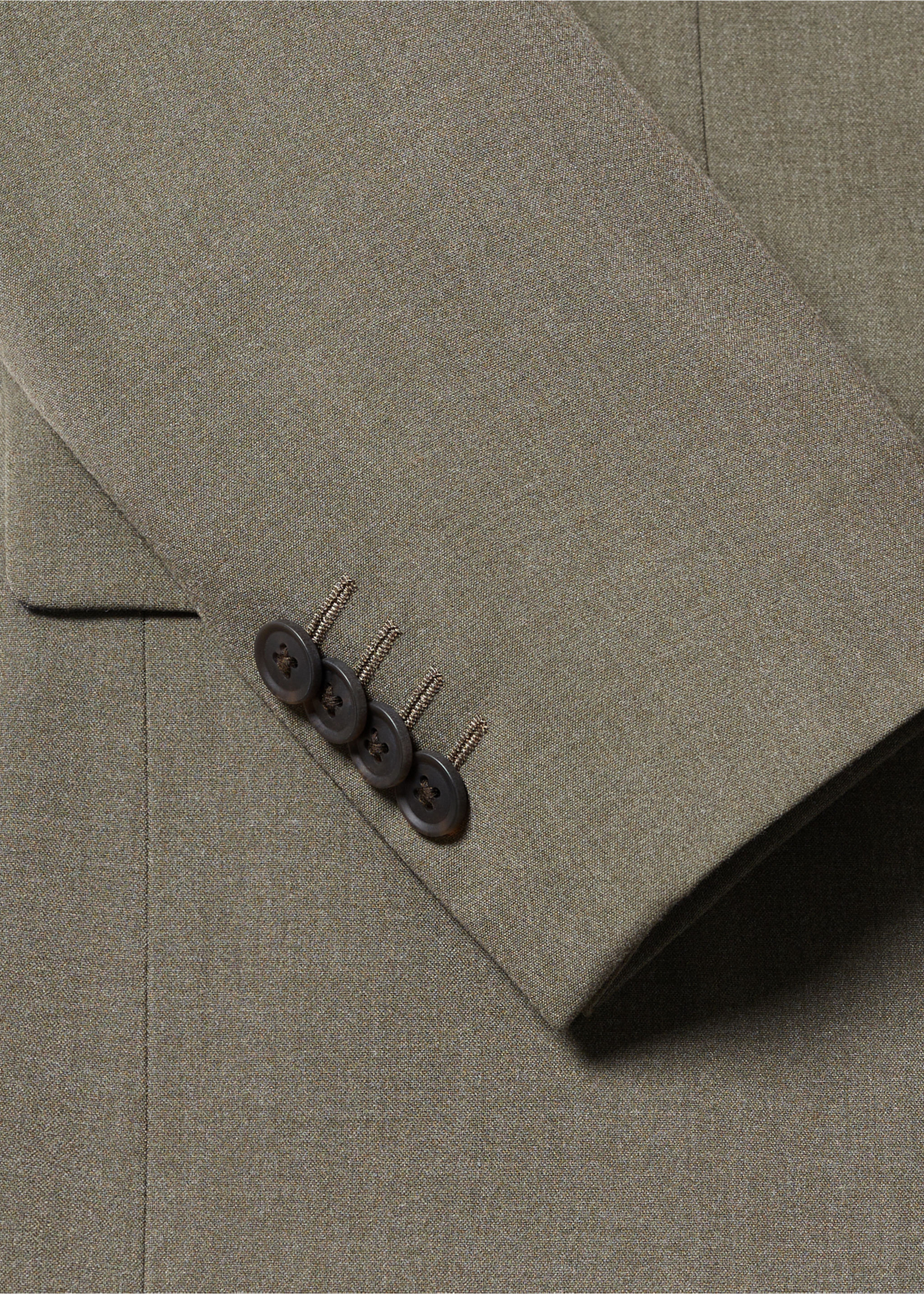 Stretch-fabric slim-fit suit jacket - Details of the article 8