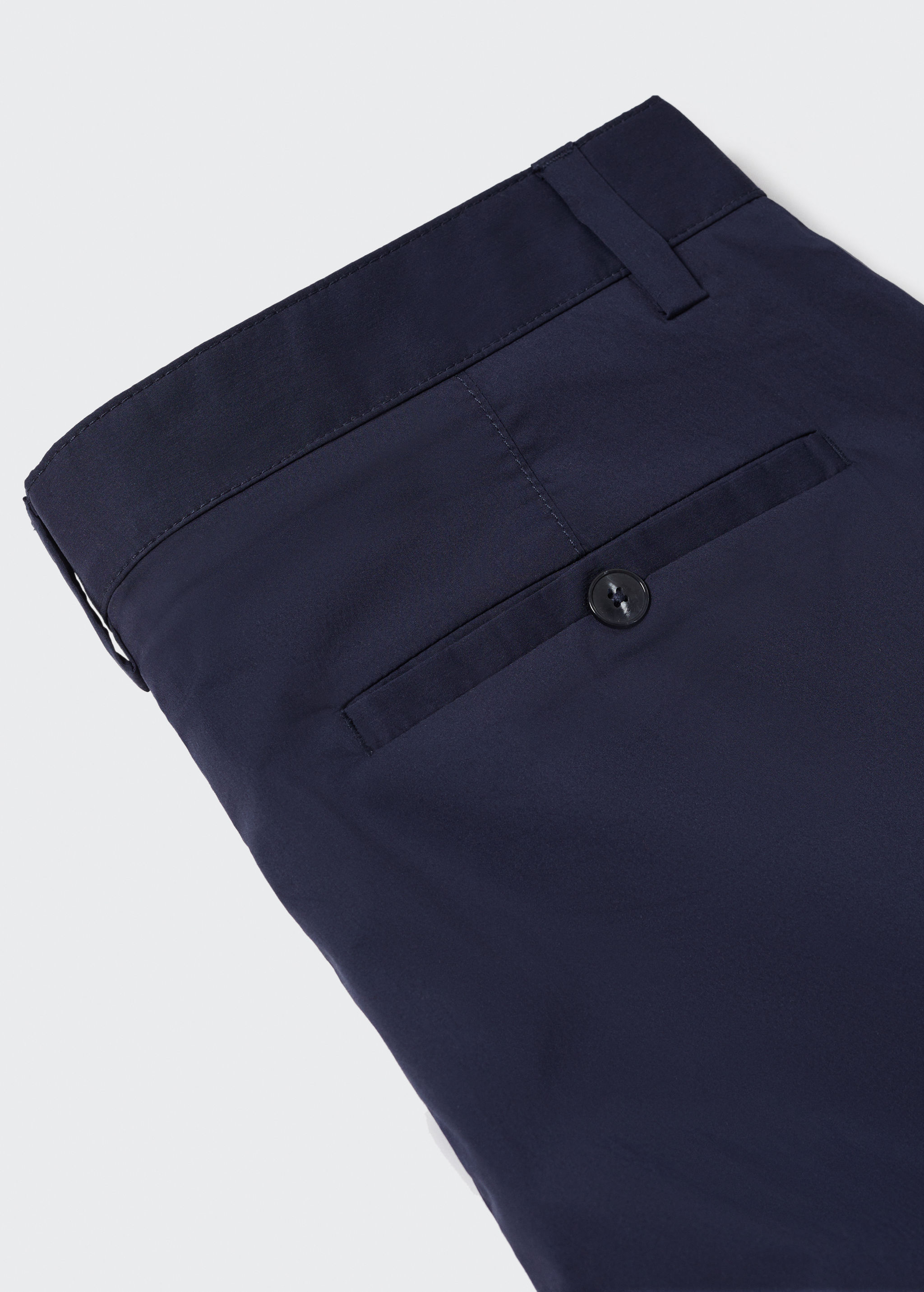 Cotton pleated Bermuda shorts - Details of the article 8