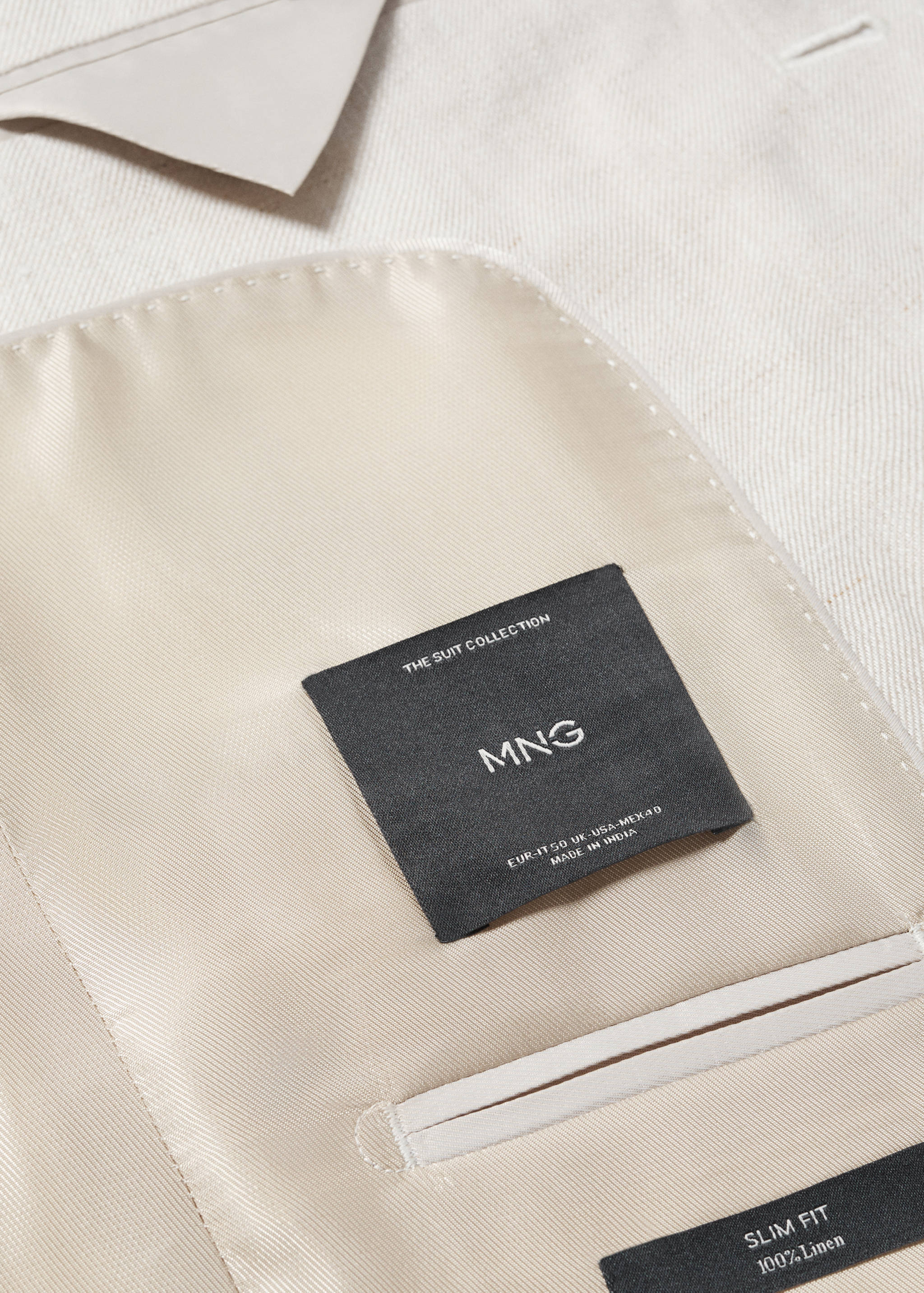 Veste costume 100 % lin - Détail de l'article 8