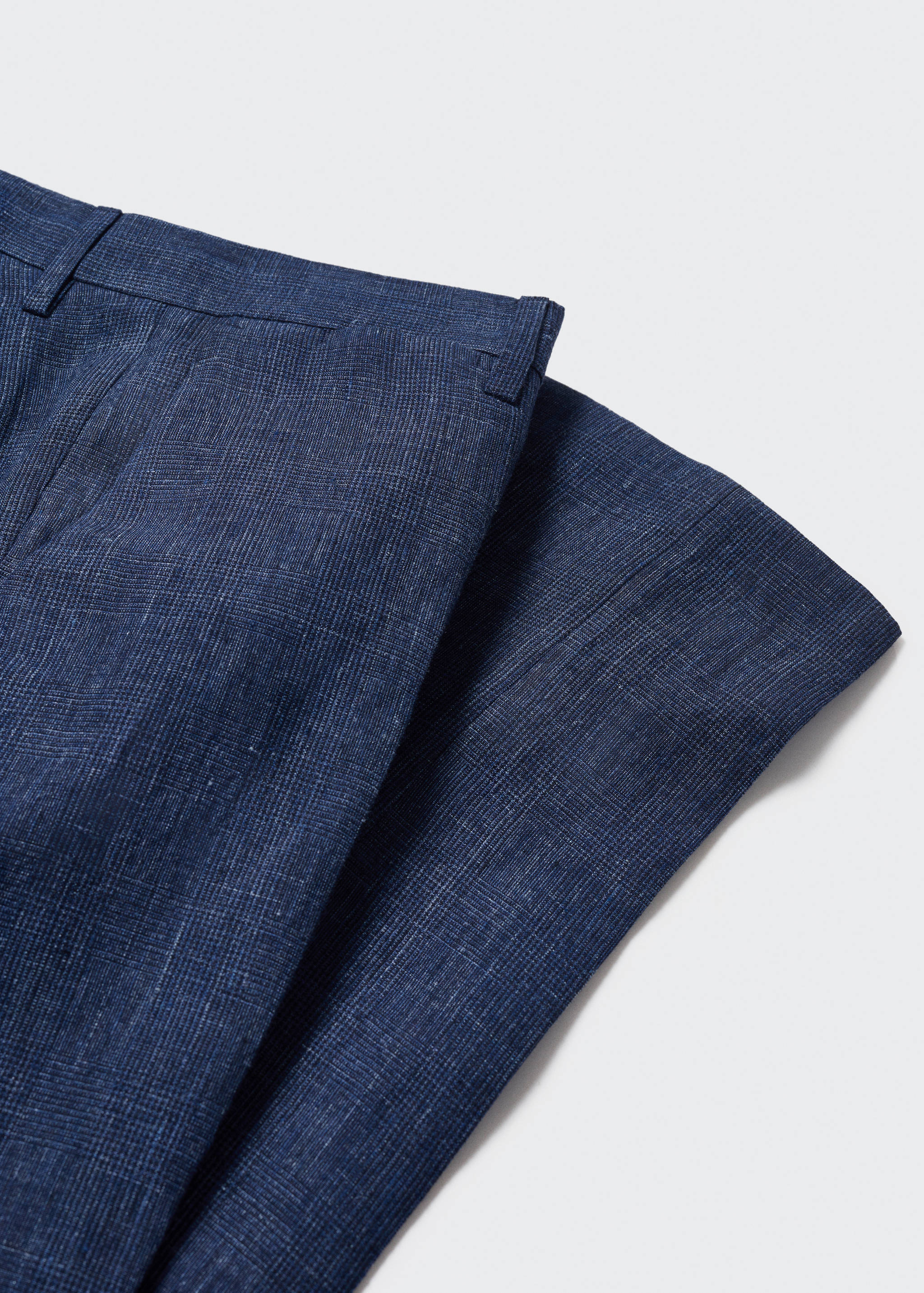 100% linen suit trousers - Details of the article 8