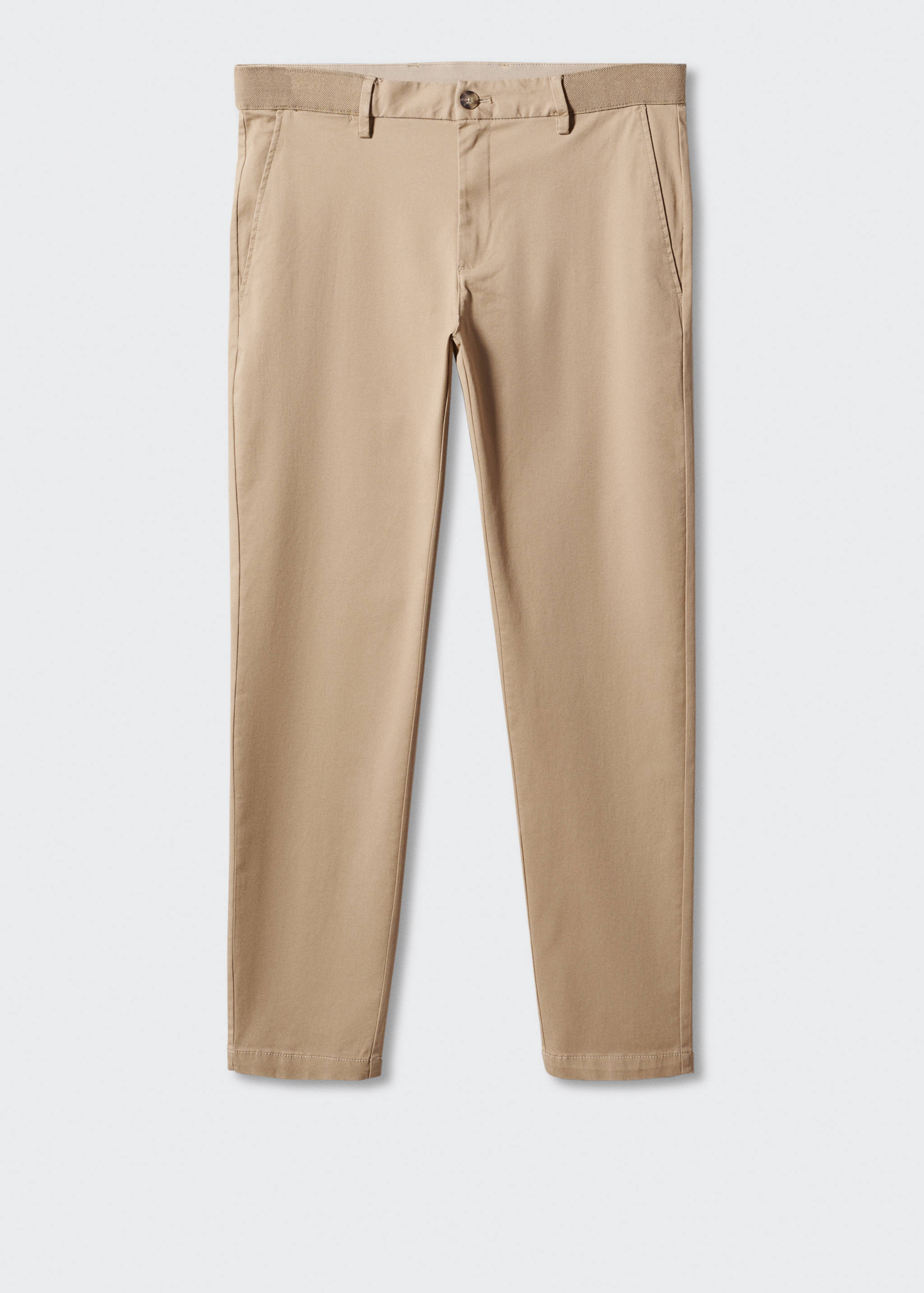 Cotton tapered crop trousers - Article without model
