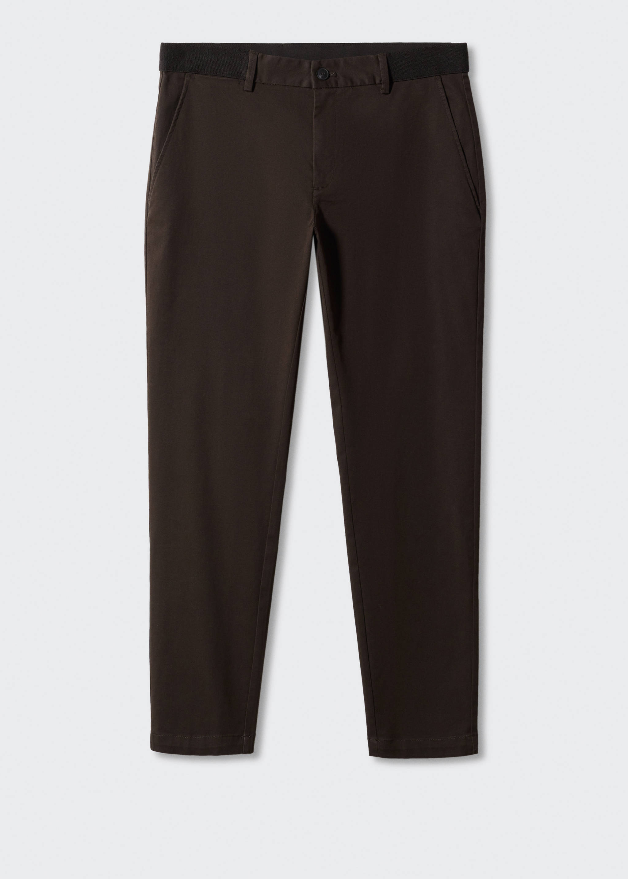 Cotton tapered crop trousers - Article without model