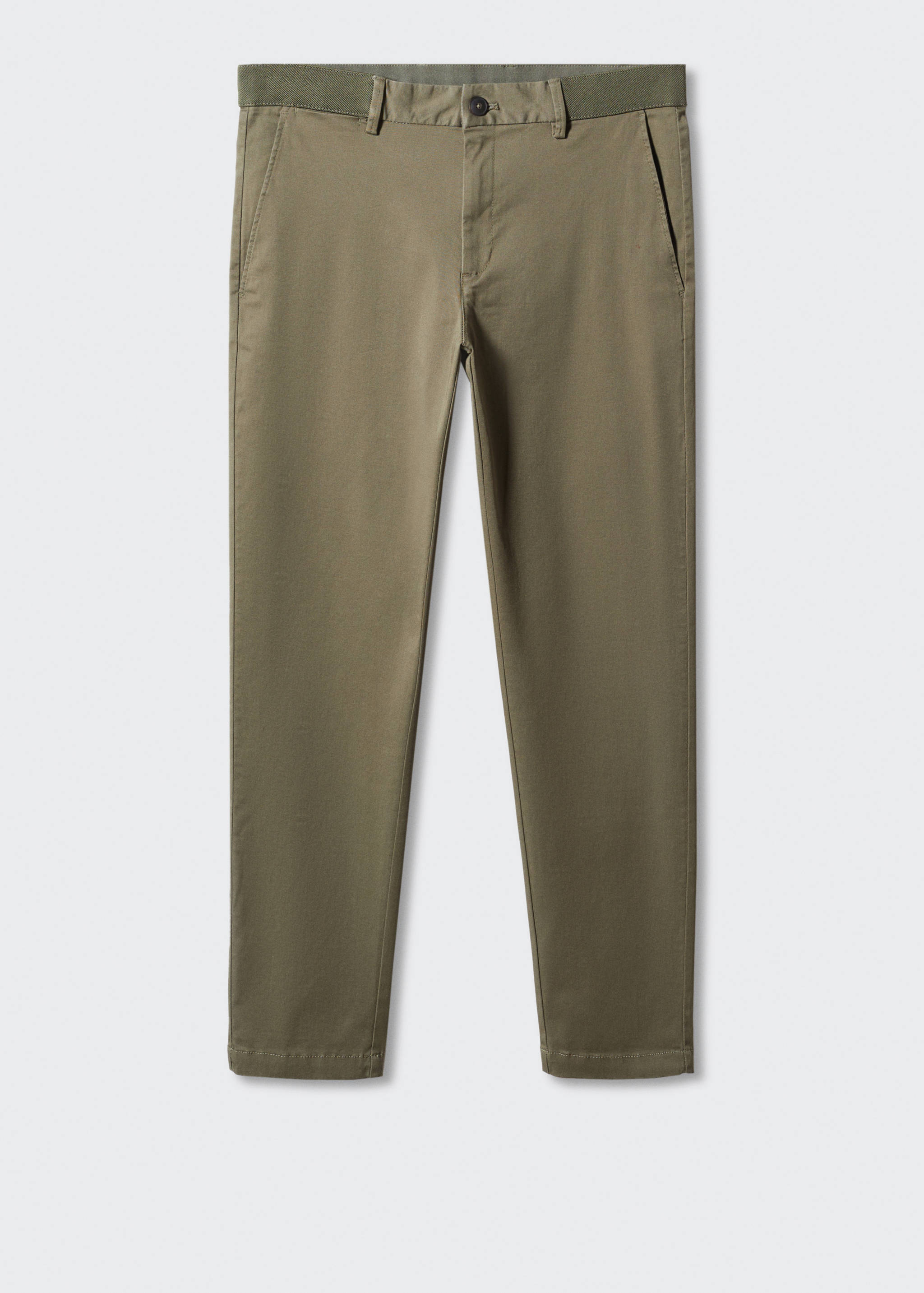 Cotton tapered crop trousers - Article without model