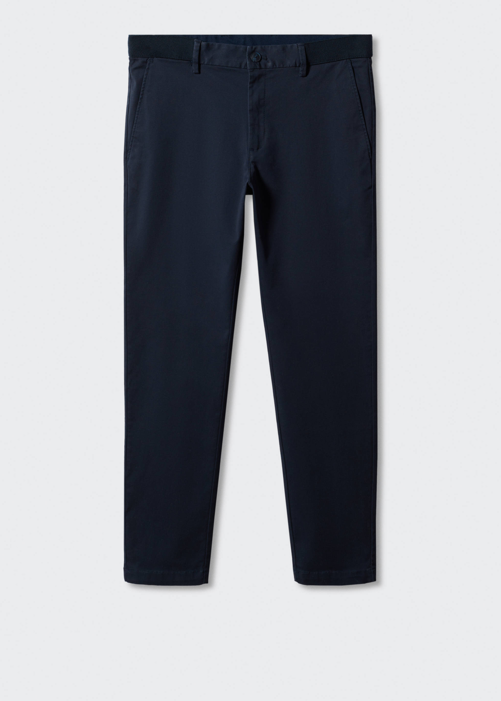 Cotton tapered crop trousers - Article without model