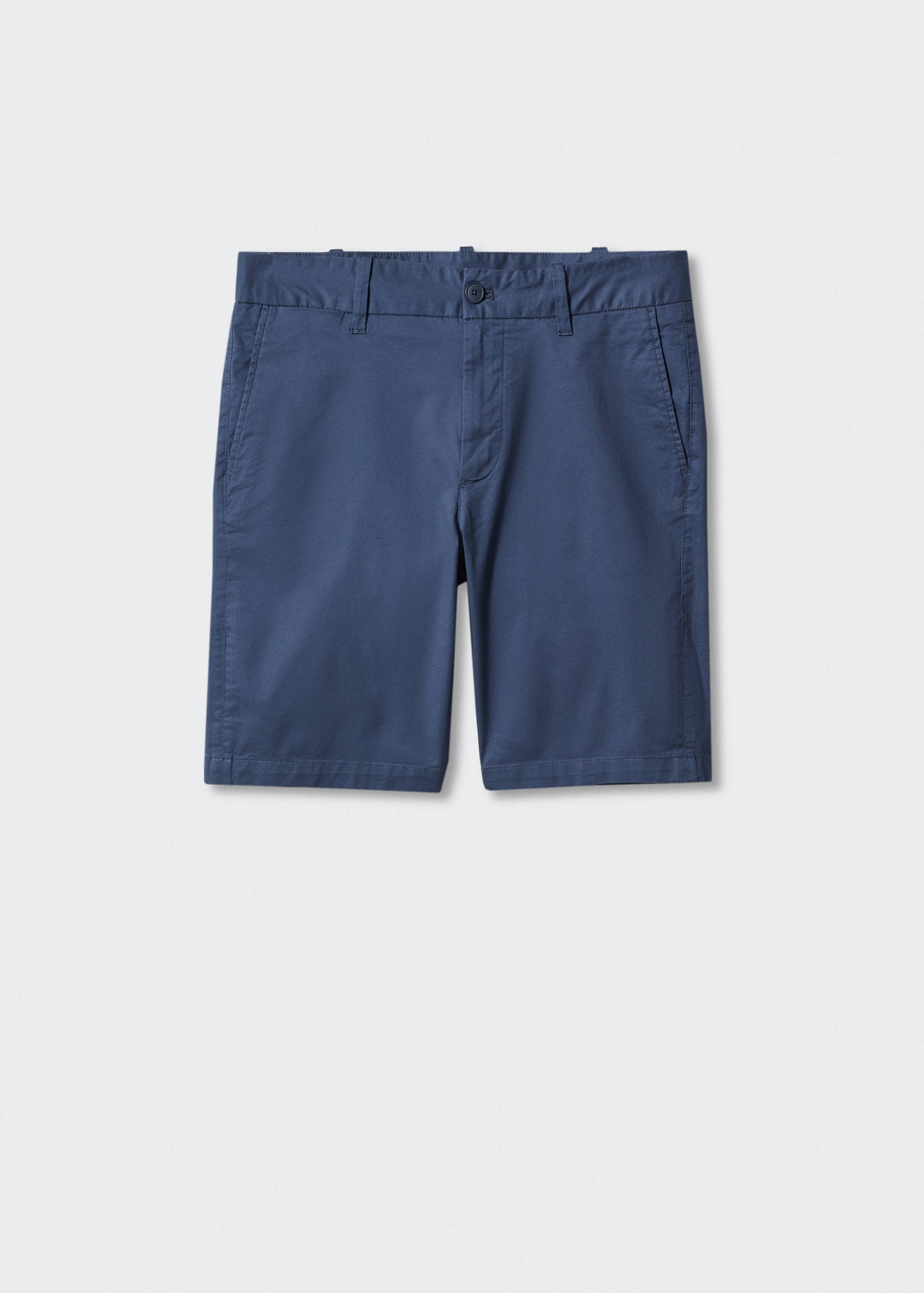 Slim-fit chino cotton bermuda shorts - Article without model