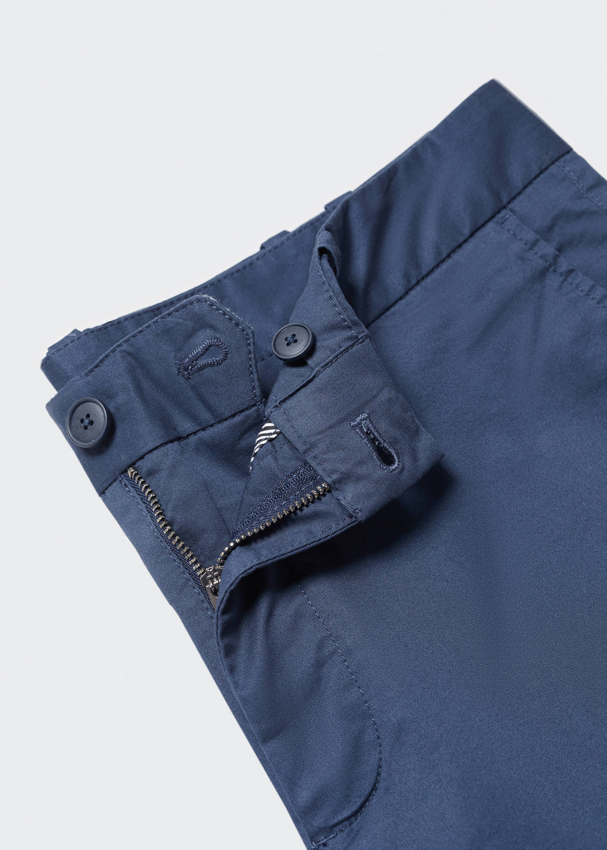 Slim-fit chino cotton bermuda shorts - Details of the article 8