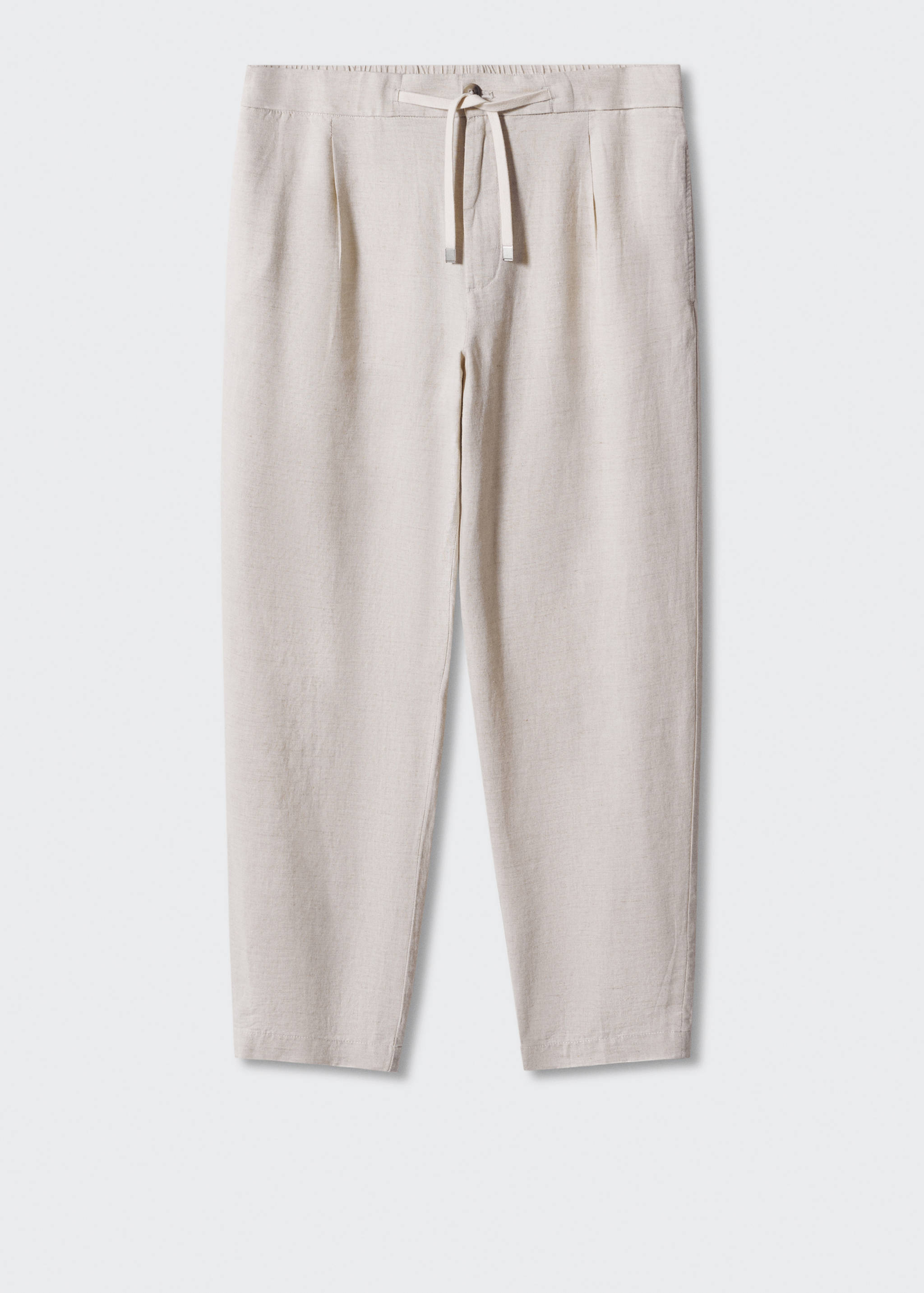 Slim-fit trousers with drawstring - Article without model