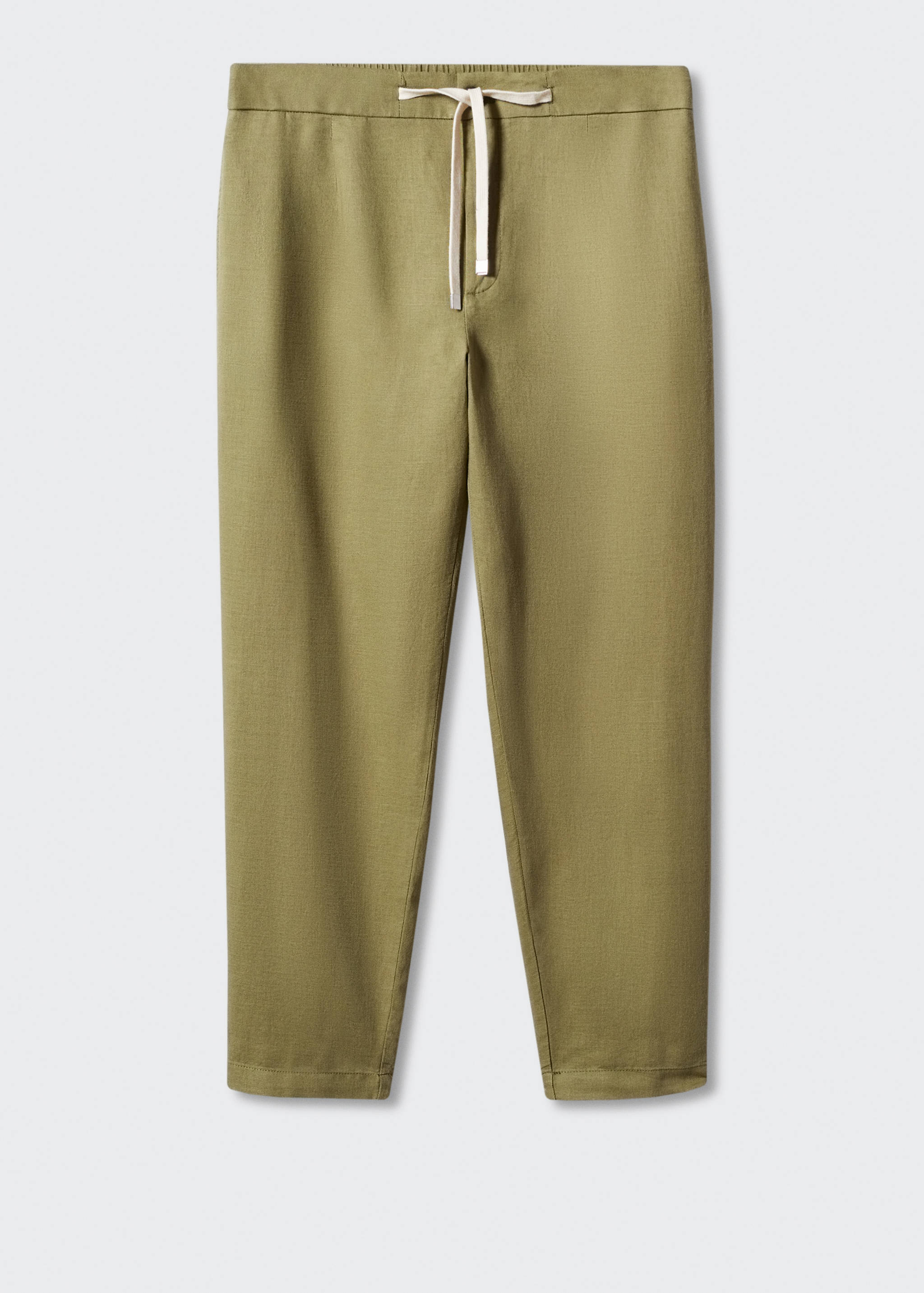 Slim-fit trousers with drawstring - Article without model