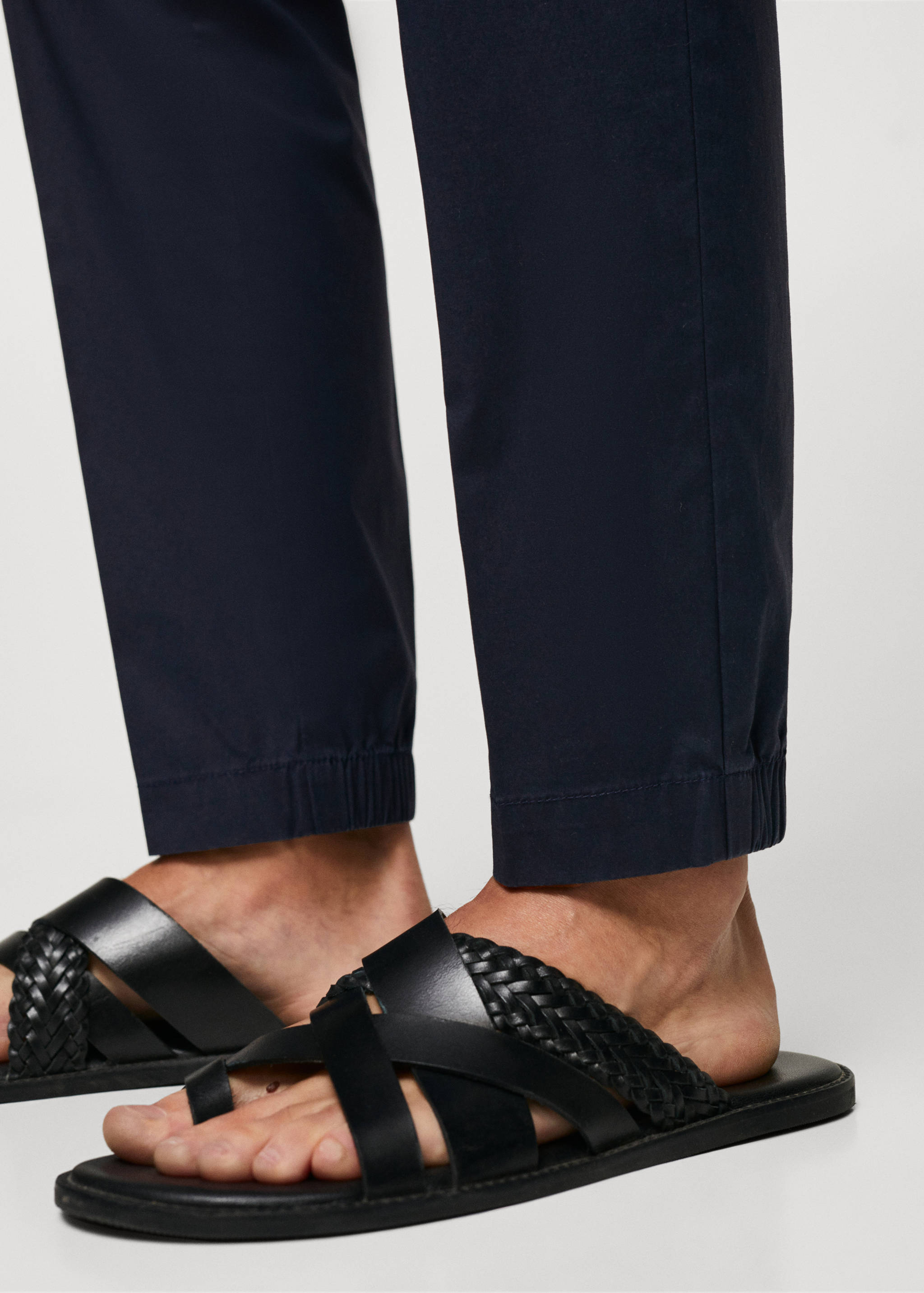 Pantalons slim fit cotó - Detall de l'article 6