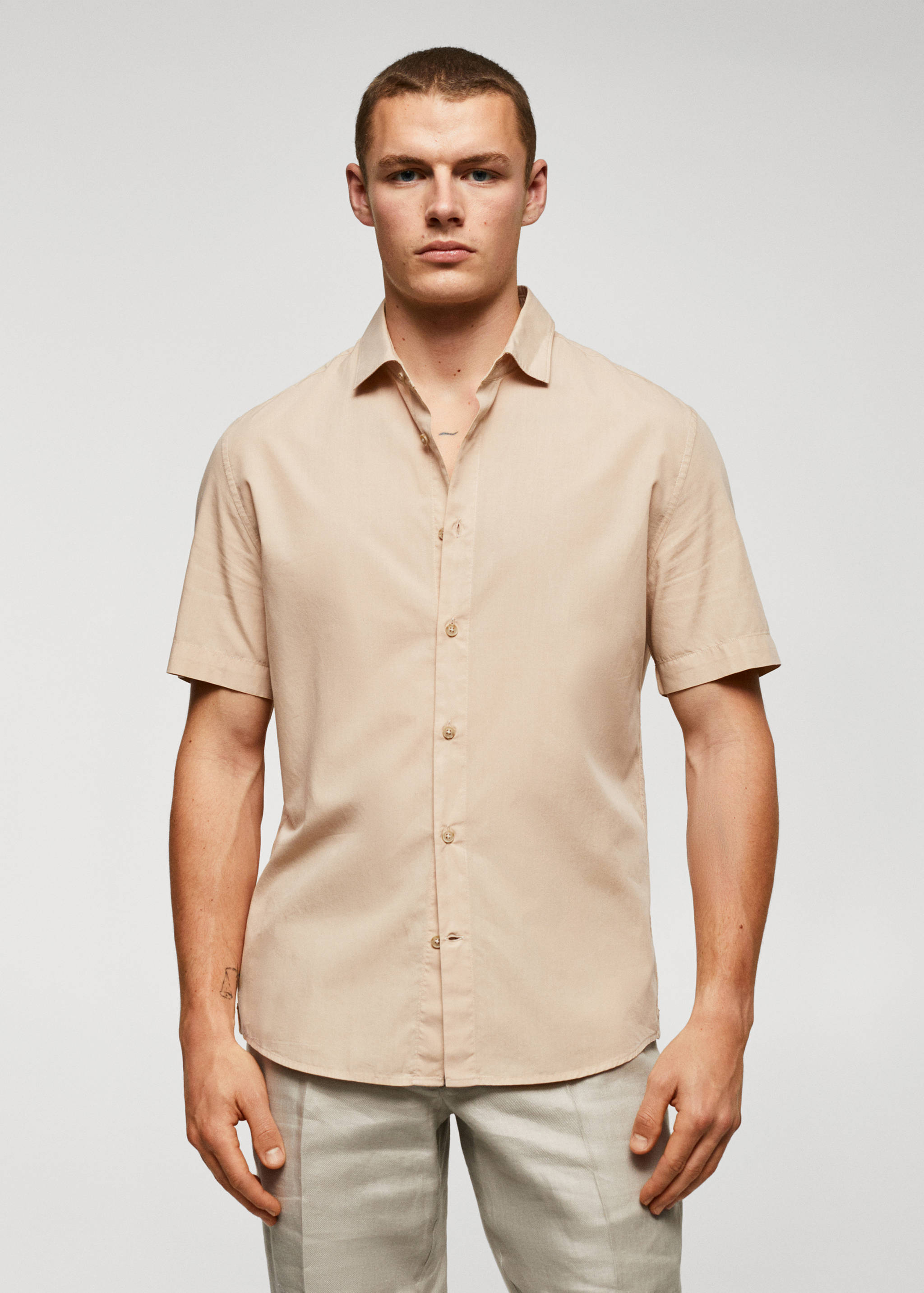 Camisa lleugera cotó - Pla mig