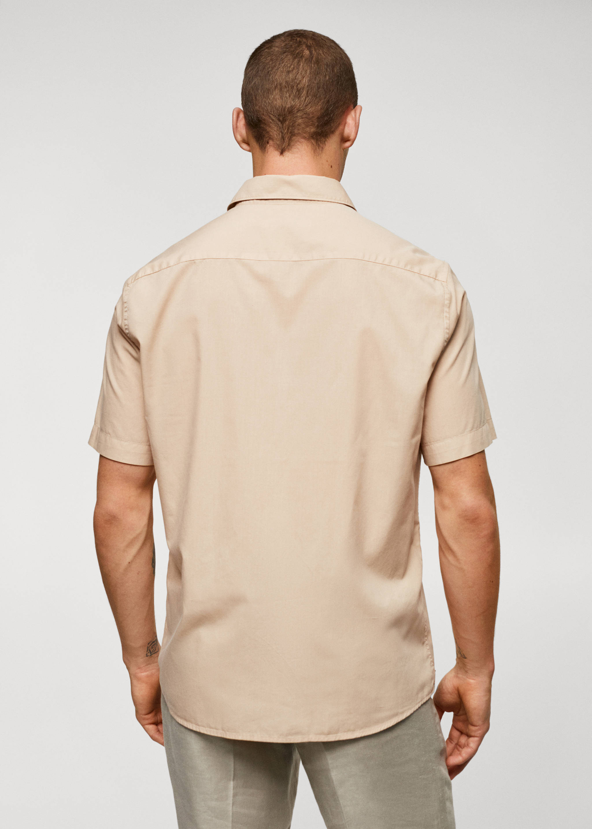 Camisa lleugera cotó - Revers de l'article