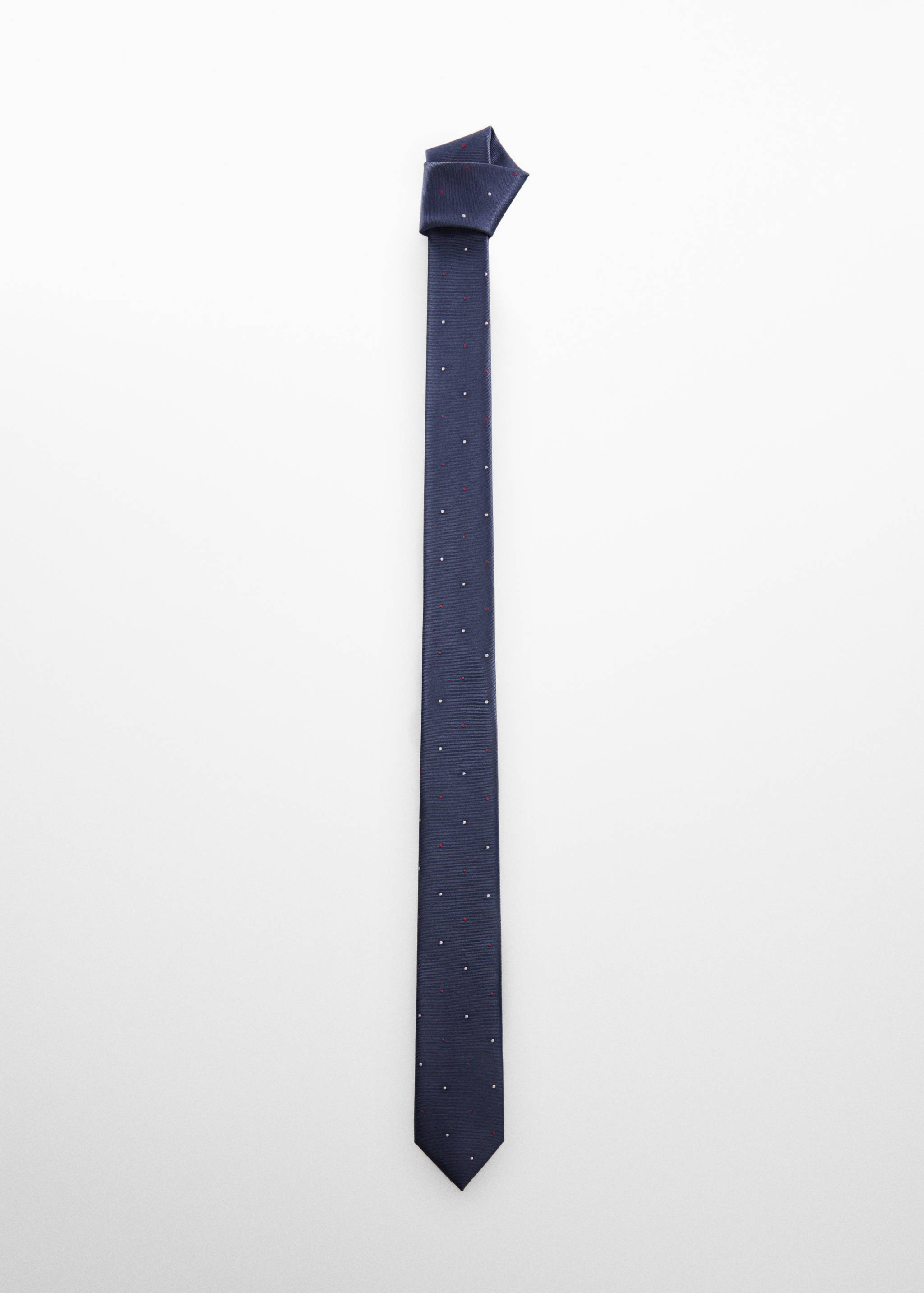 Tie with micro polka-dot structure - Article without model