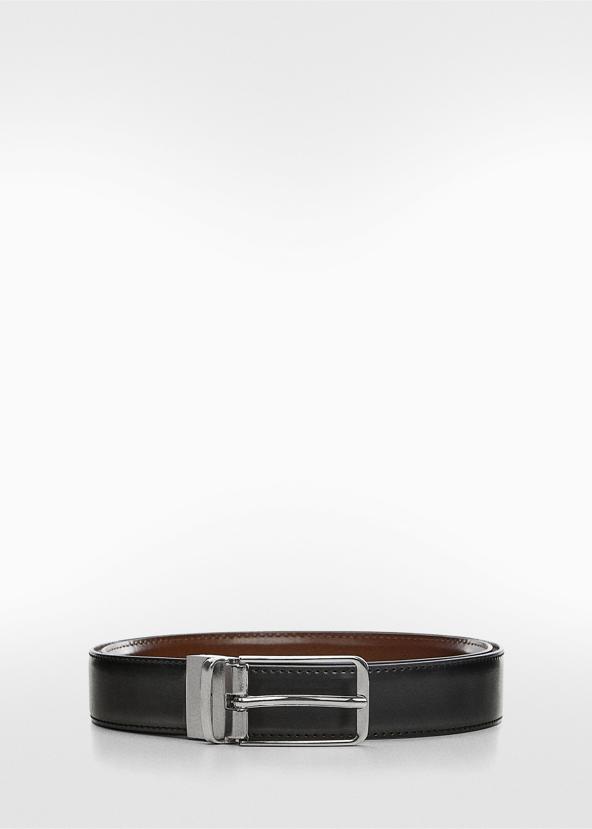 Leather reversible belt - Article without model