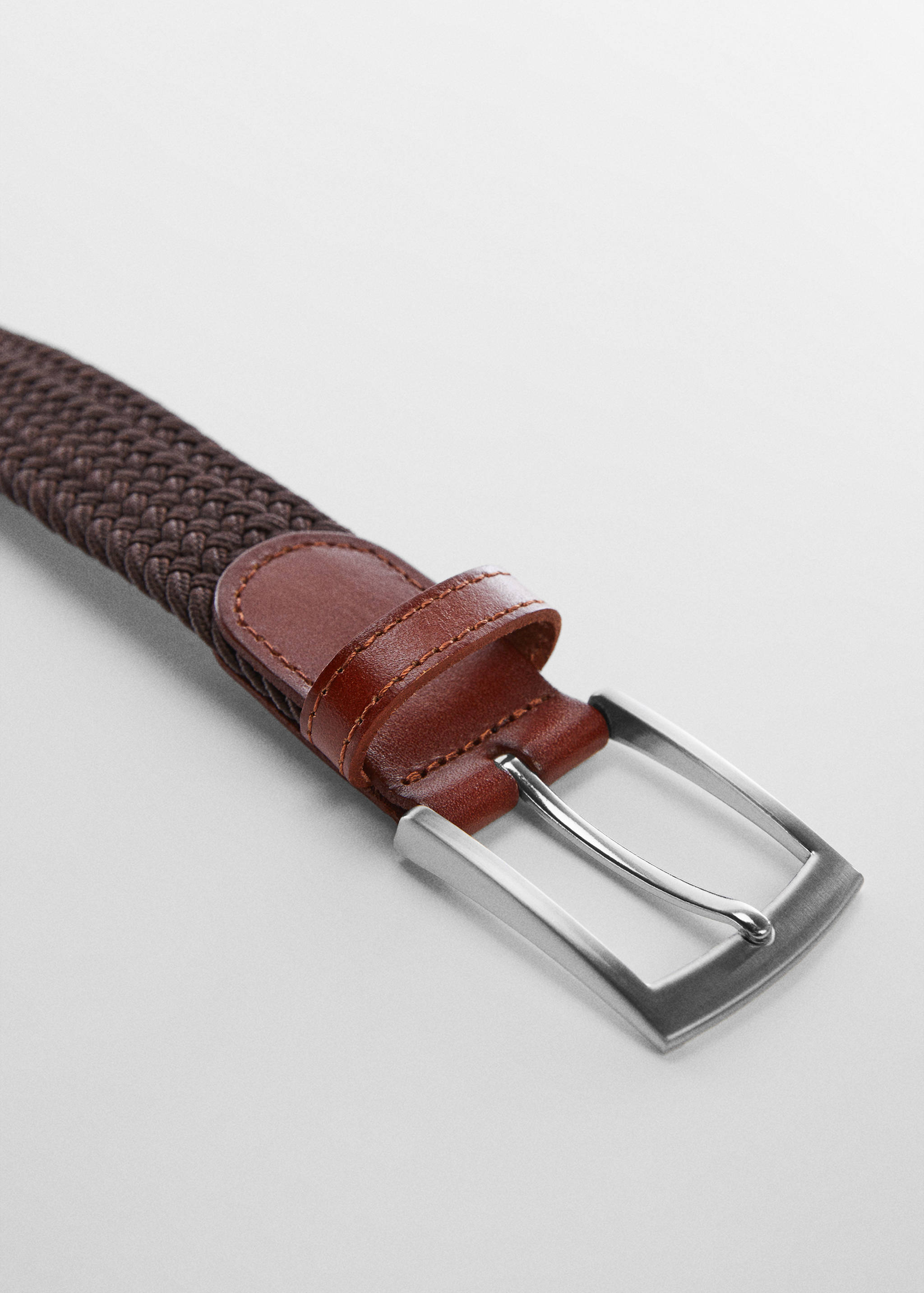 Braided elastic belt - Medium plane