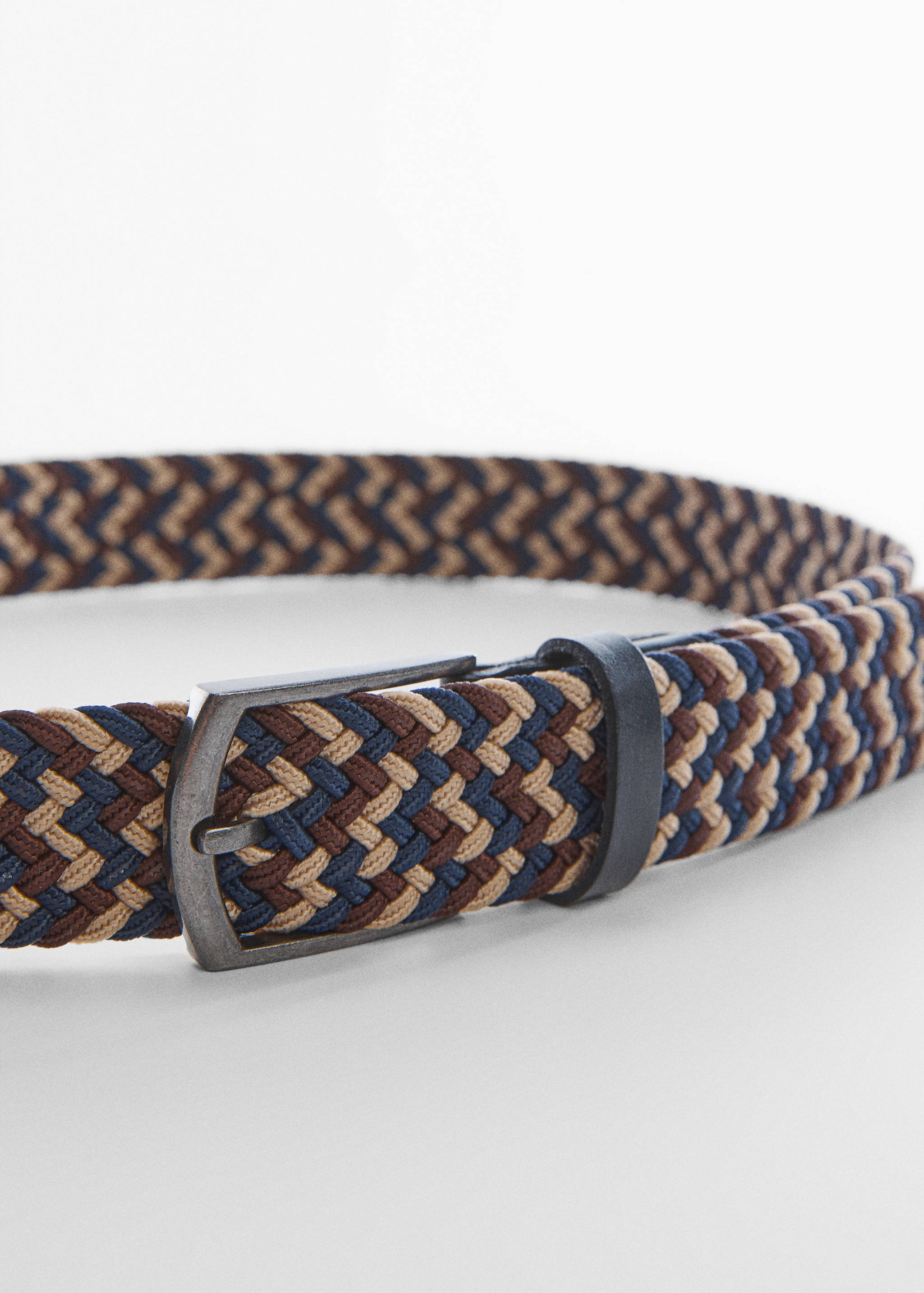 Flätat stretchigt skärp färger - Detaljer om artikeln 2