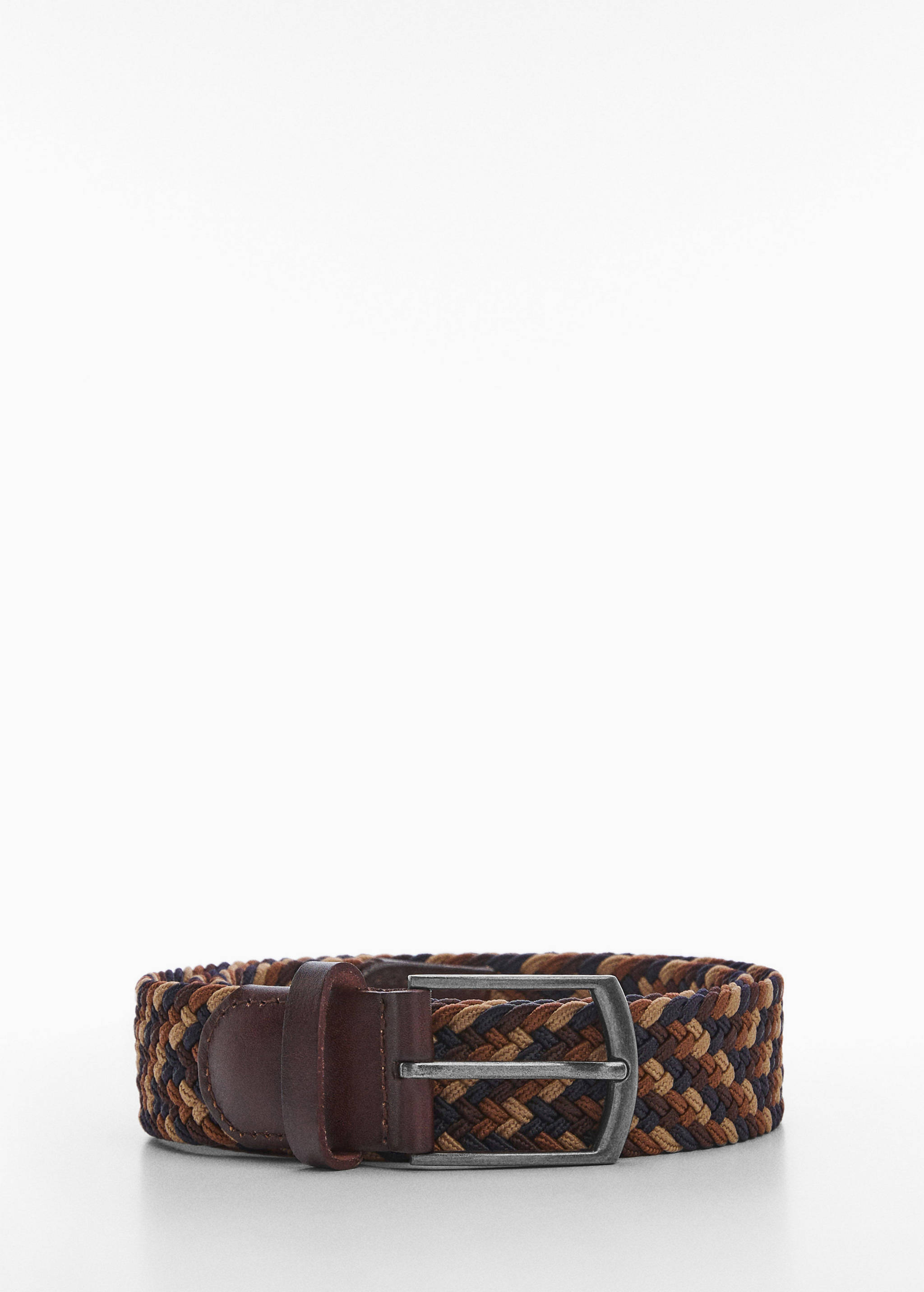 Flätat stretchigt skärp färger - Artikel utan modell