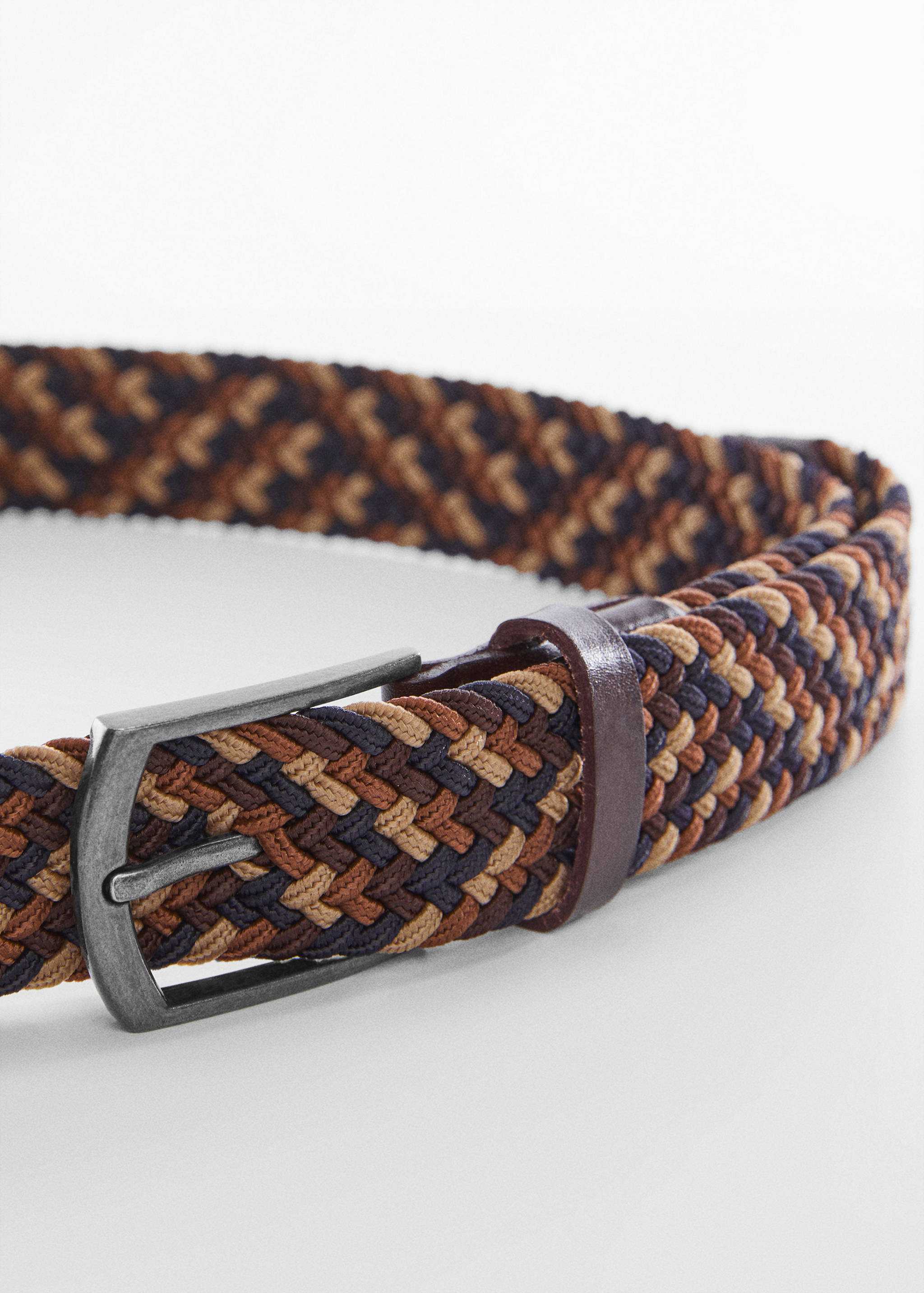 Flätat stretchigt skärp färger - Detaljer om artikeln 1