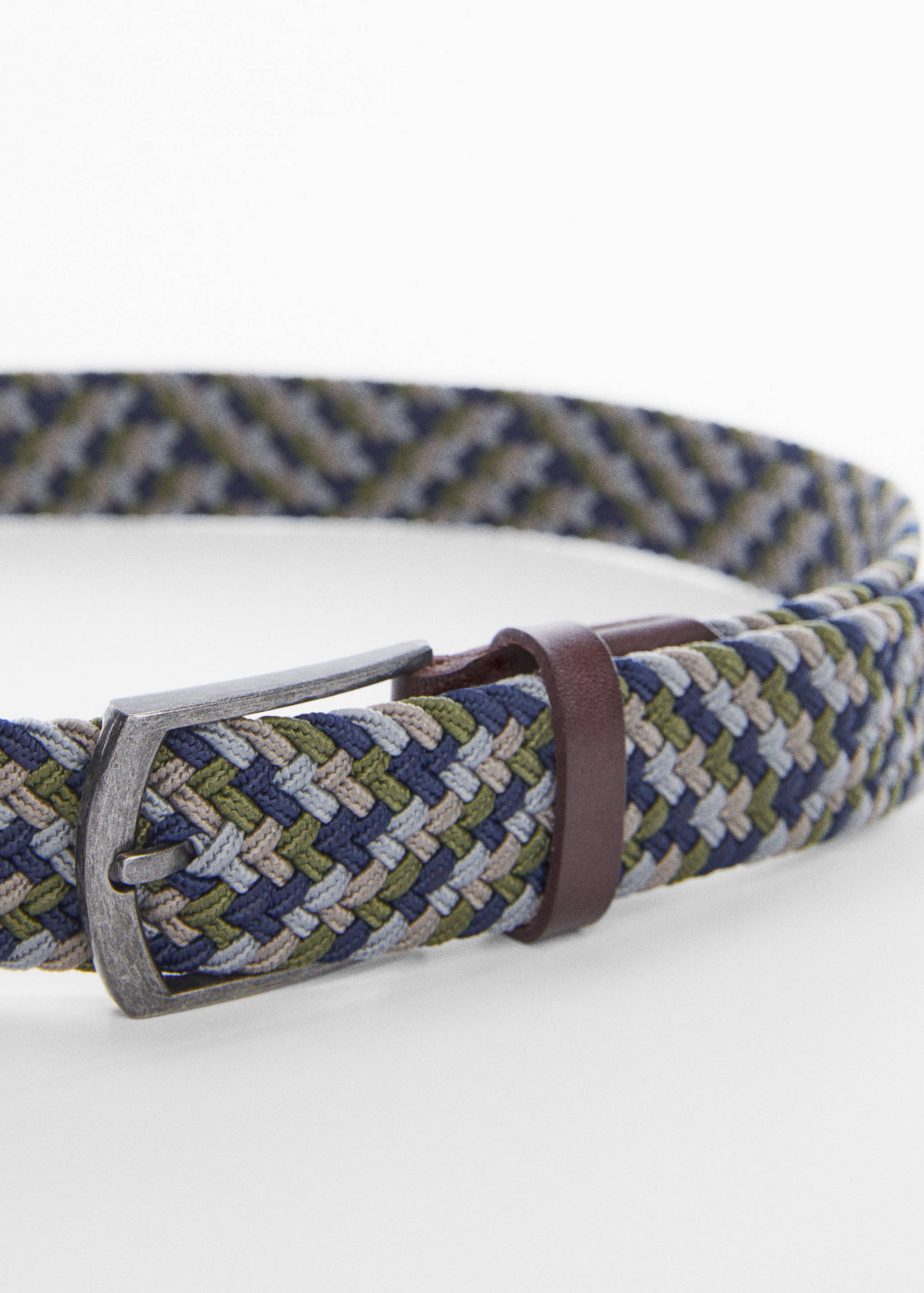 Flätat stretchigt skärp färger - Detaljer om artikeln 2