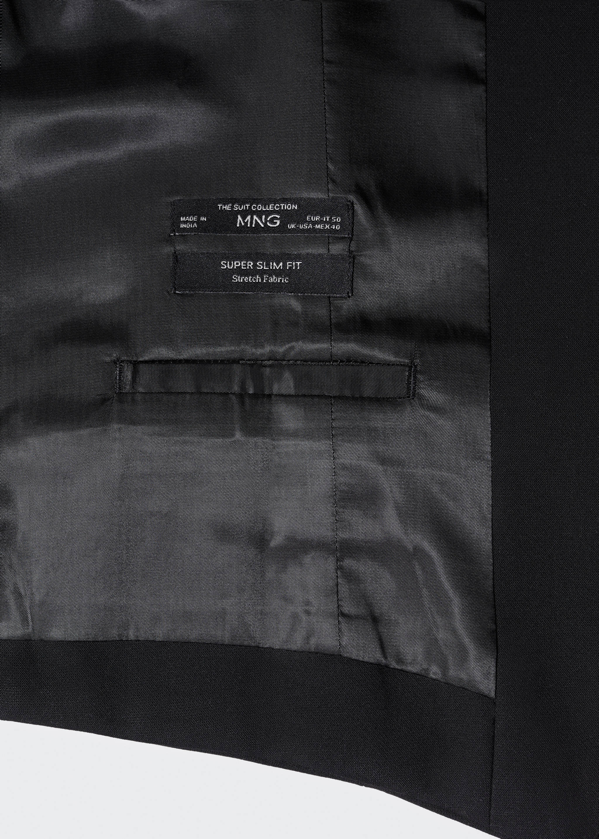 Gilet costume super slim-fit tissu stretch - Détail de l'article 8