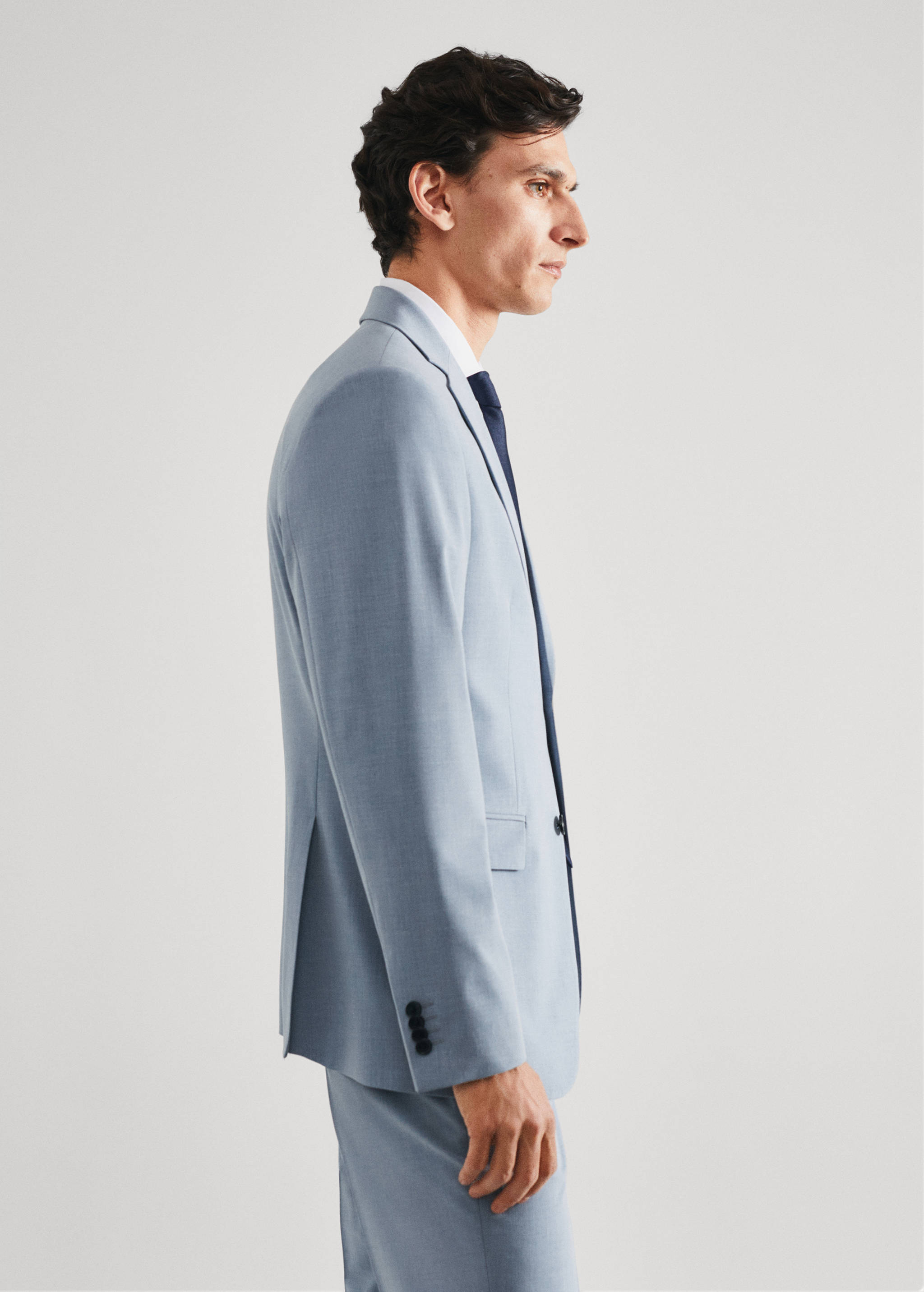 Slim Fit-Anzugjacke aus Comfort-Stretch-Gewebe - Detail des Artikels 2