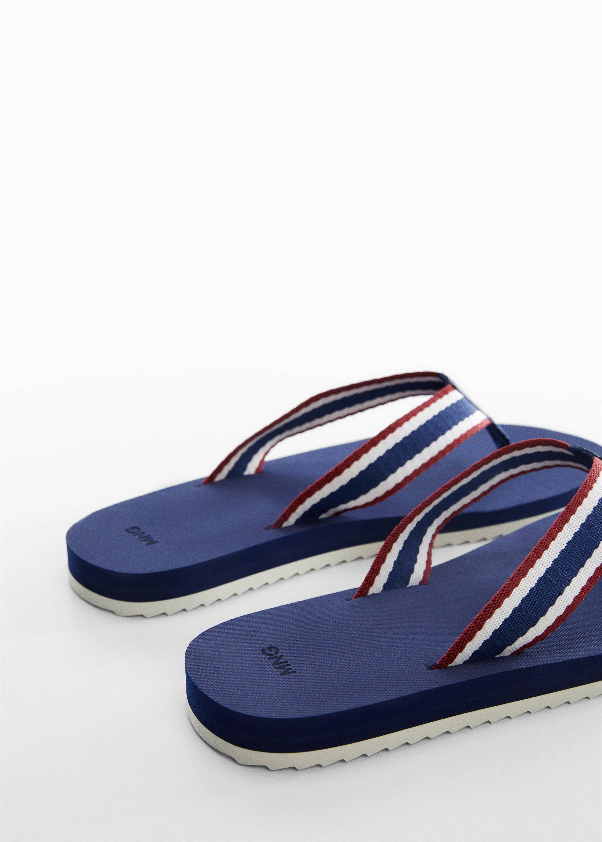 Flip-Flops mit farbigen Kontrastriemen - Detail des Artikels 1