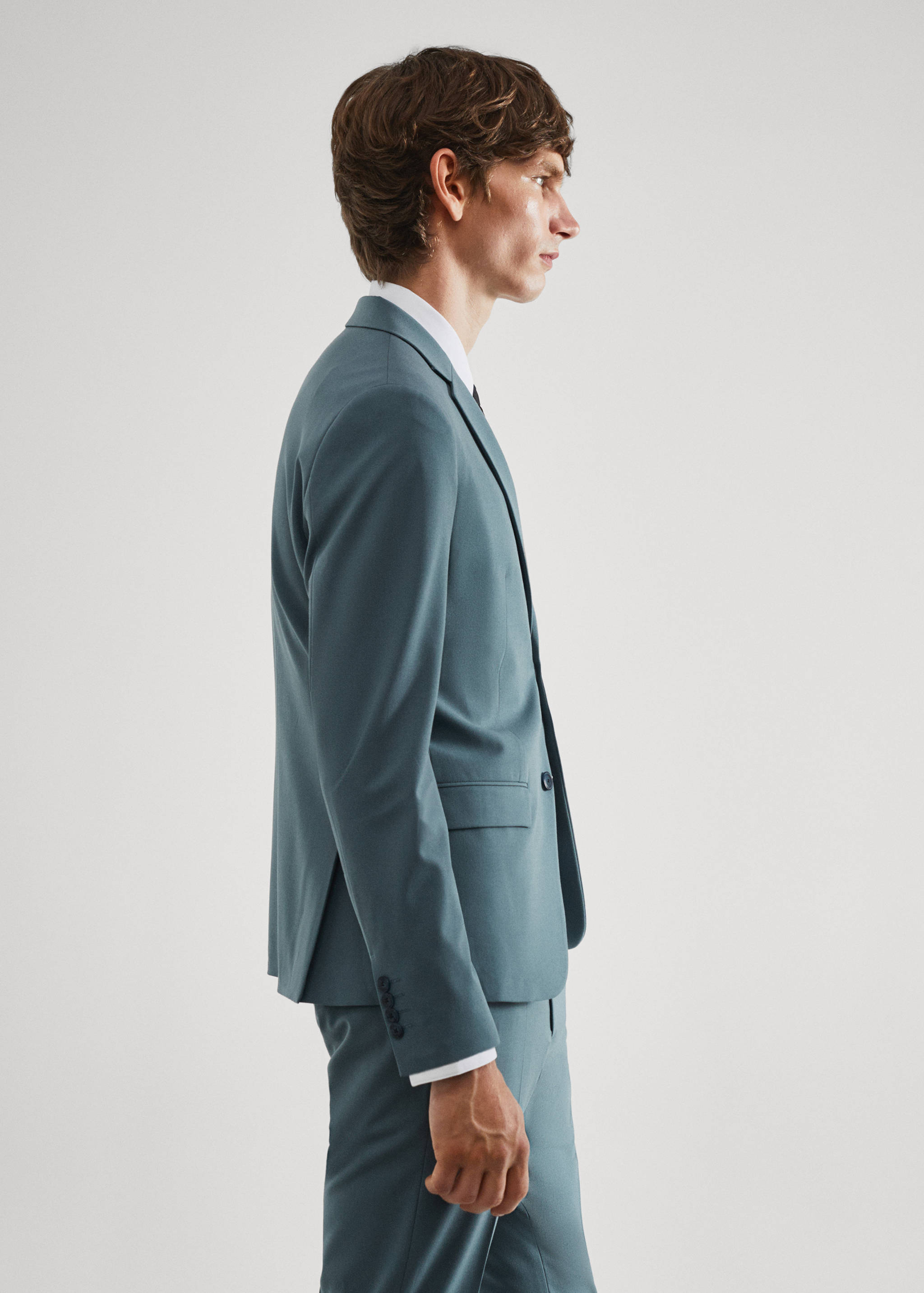 Super slim-fit suit jacket in stretch fabric - Details of the article 2