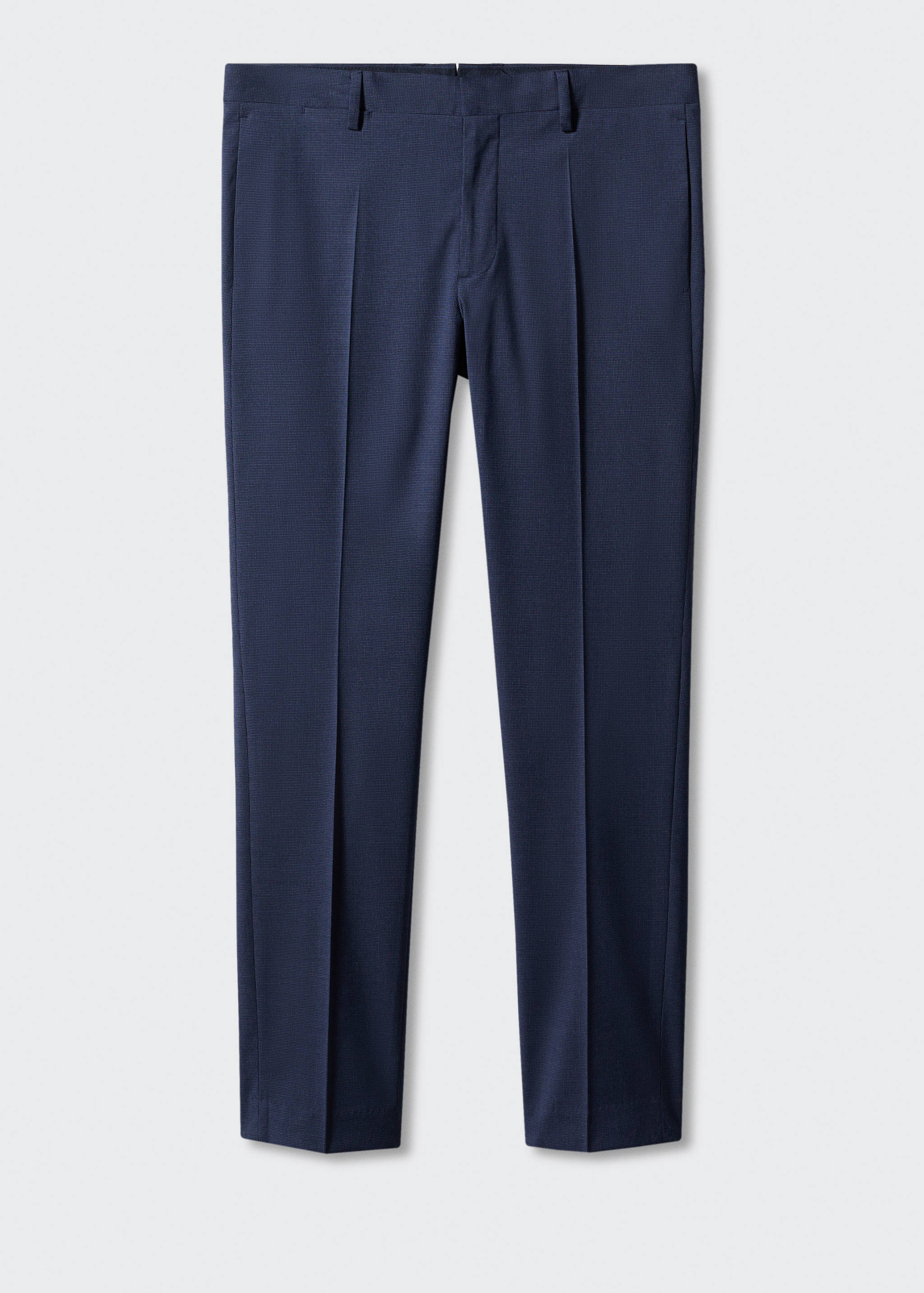 Super slim-fit printed suit trousers - Article without model