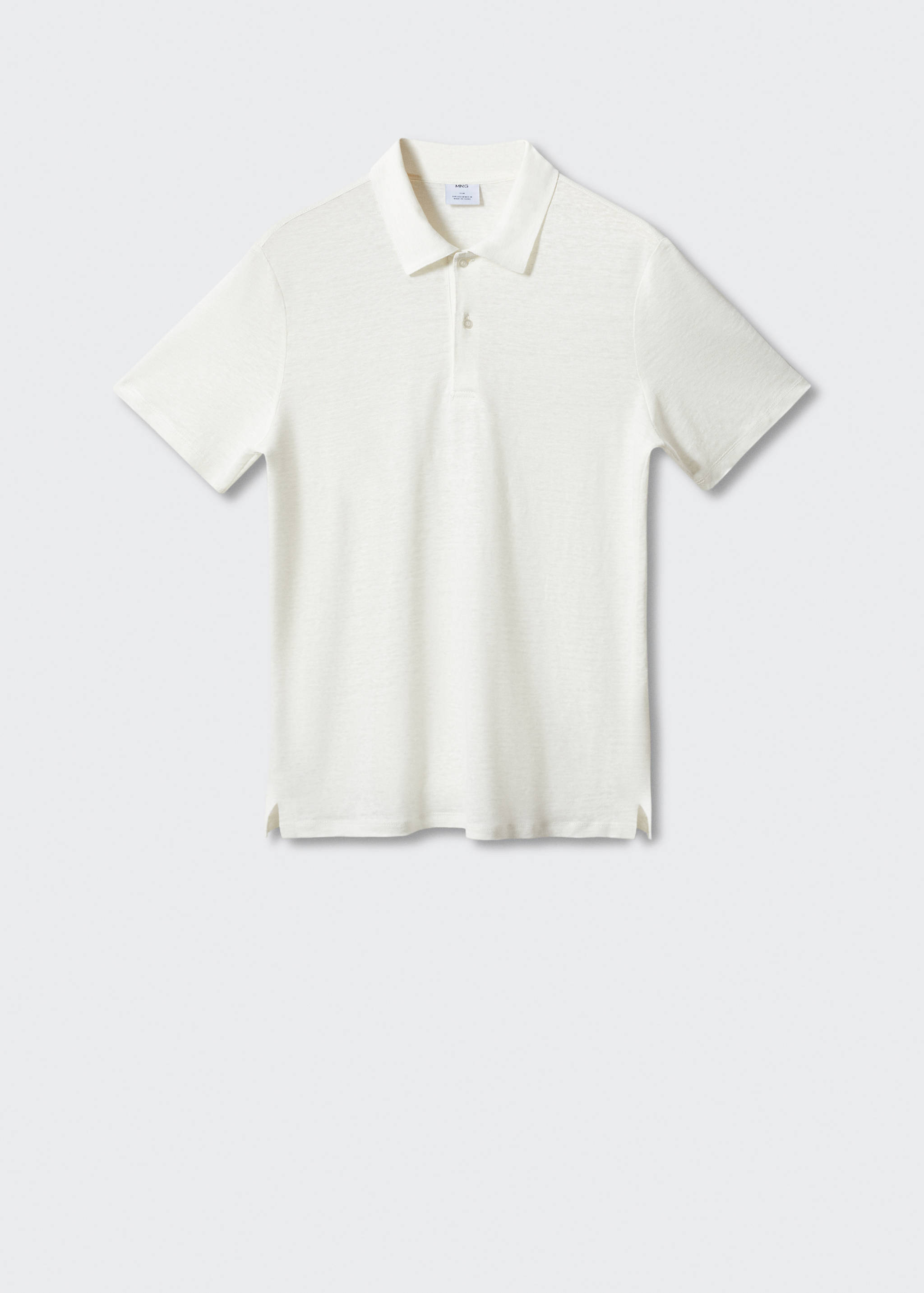 Πόλο slim fit 100% λινό - Προϊόν χωρίς μοντέλο