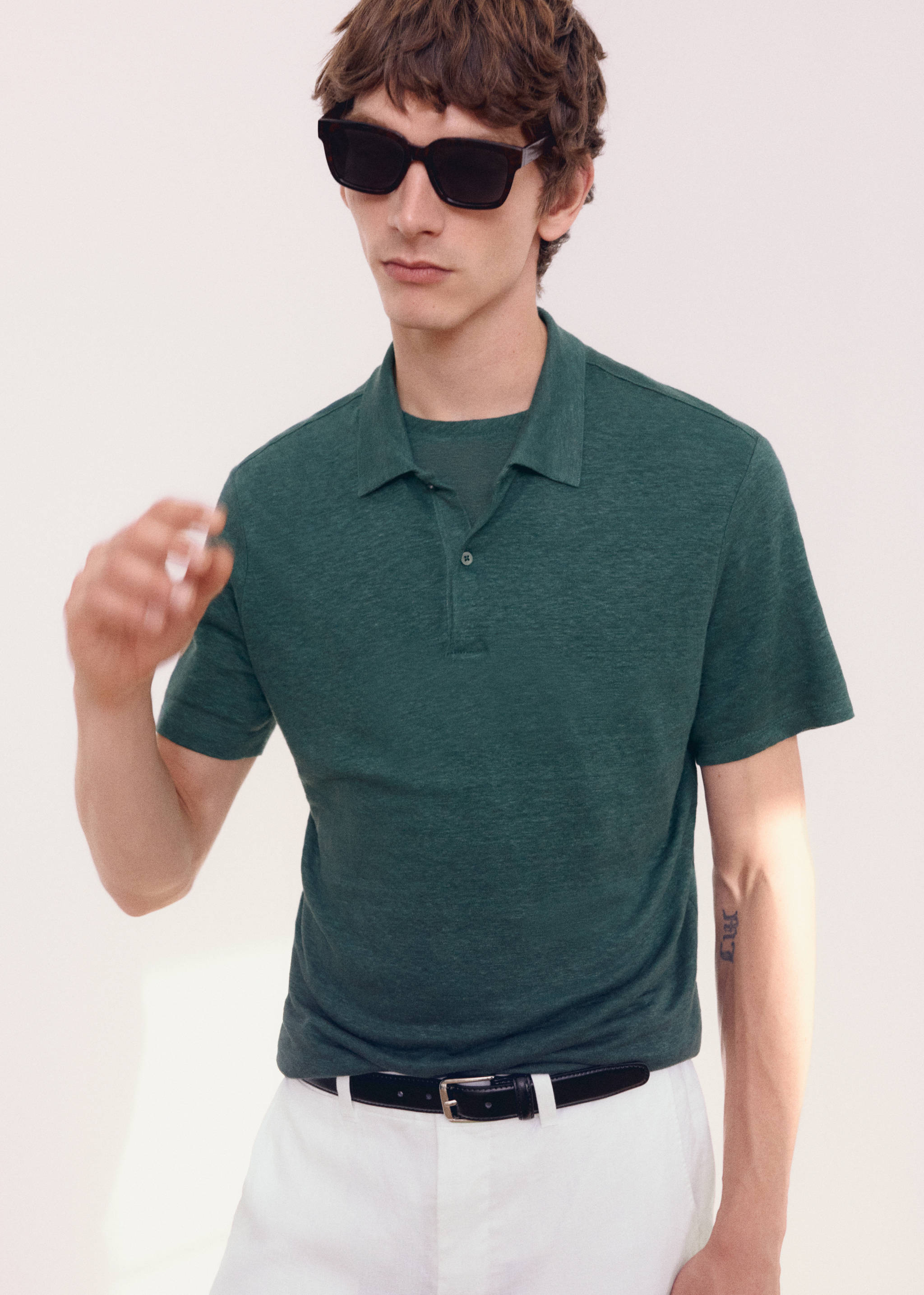 Polo slim fit 100% lli - Detall de l'article 5