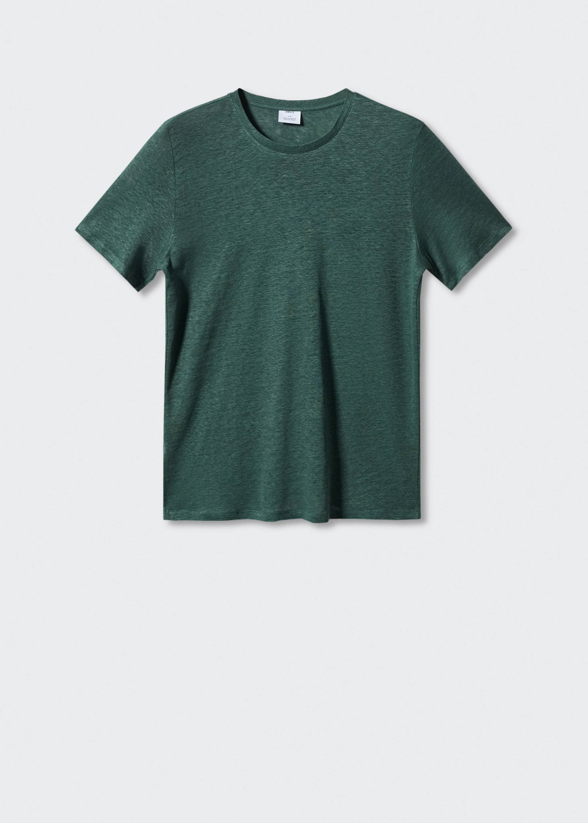 T-shirt slim fit 100 % lin - Article sans modèle