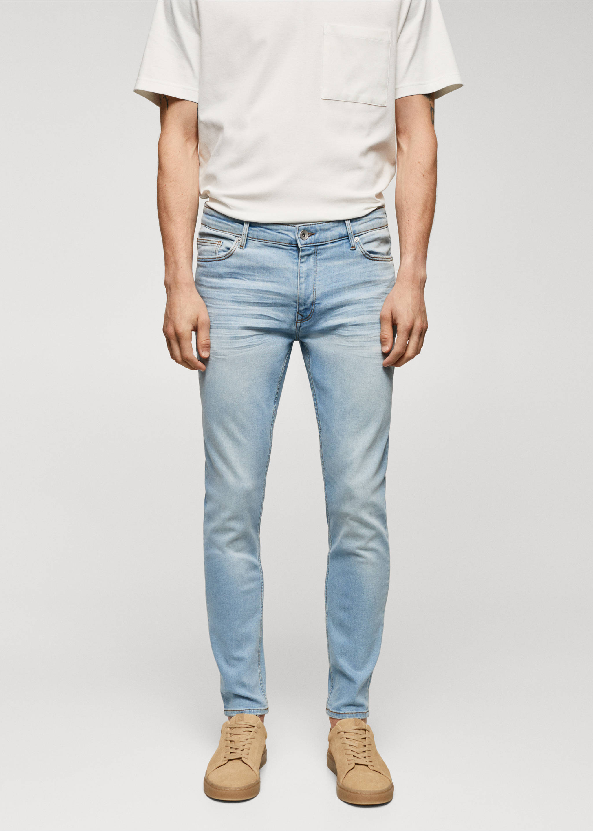 Jude skinny-fit jeans - Medium plane, Light Blue. Ref: 57040683-00.