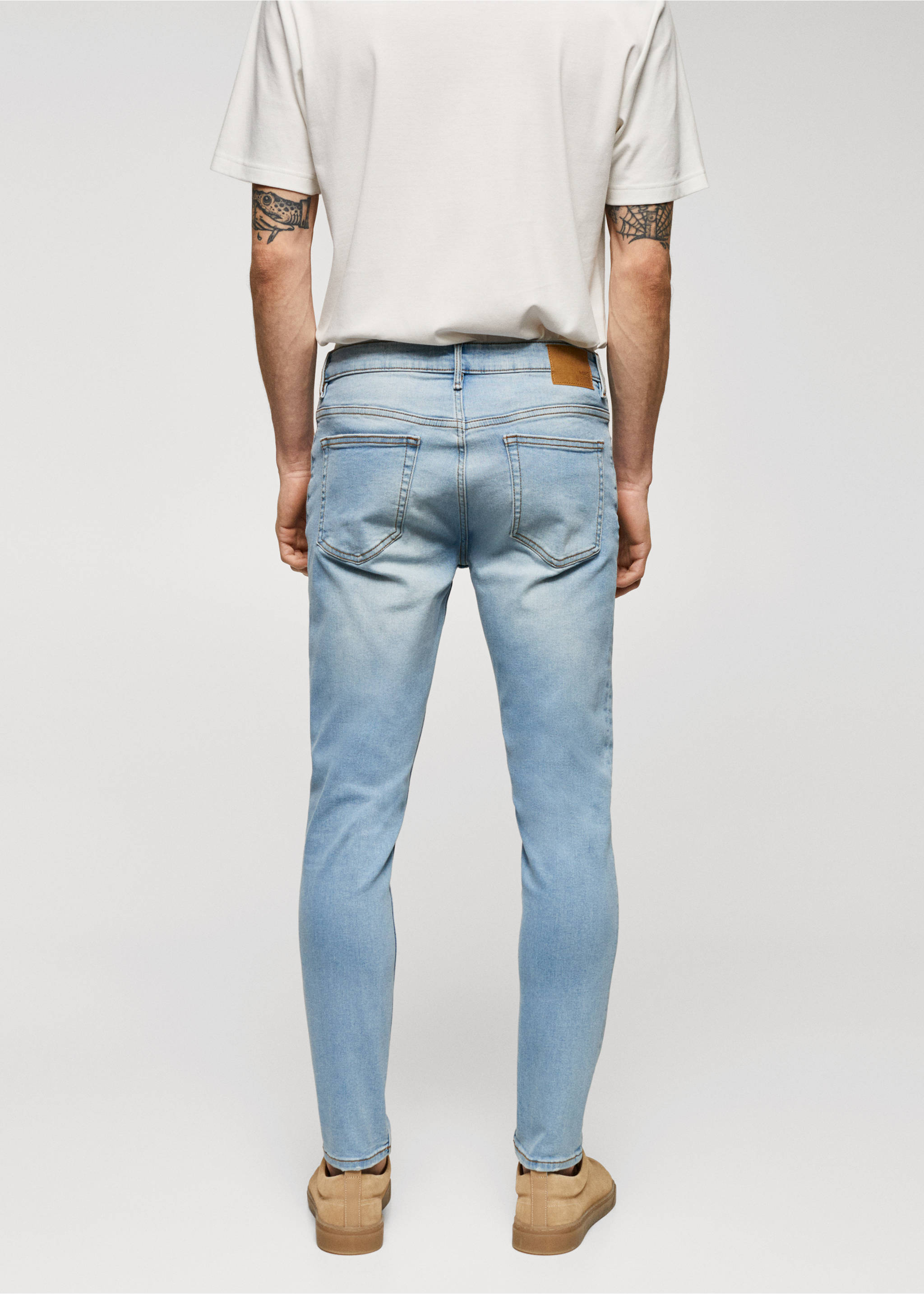 Jude skinny-fit jeans - Reverse of the article, Light Blue. Ref: 57040683-00.