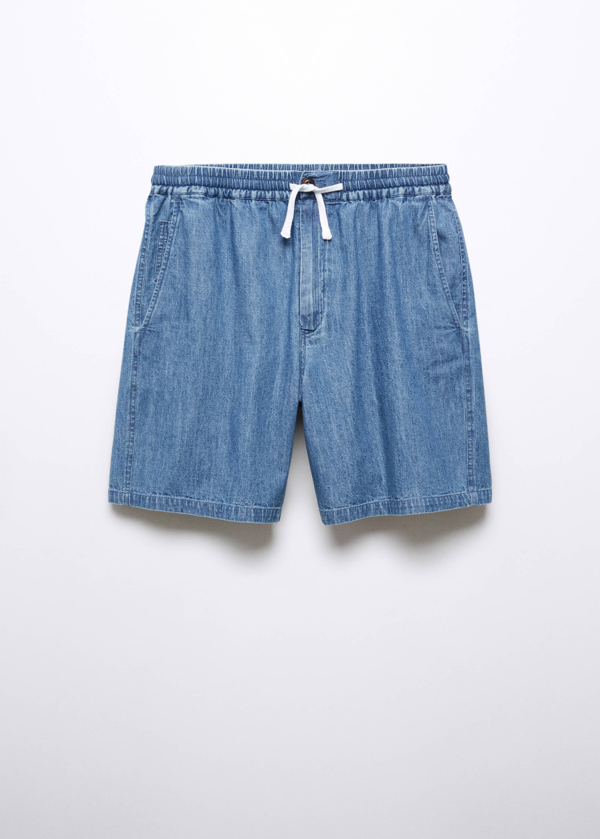 Bermuda-Shorts aus Baumwoll-Chambray - Artikel ohne Model