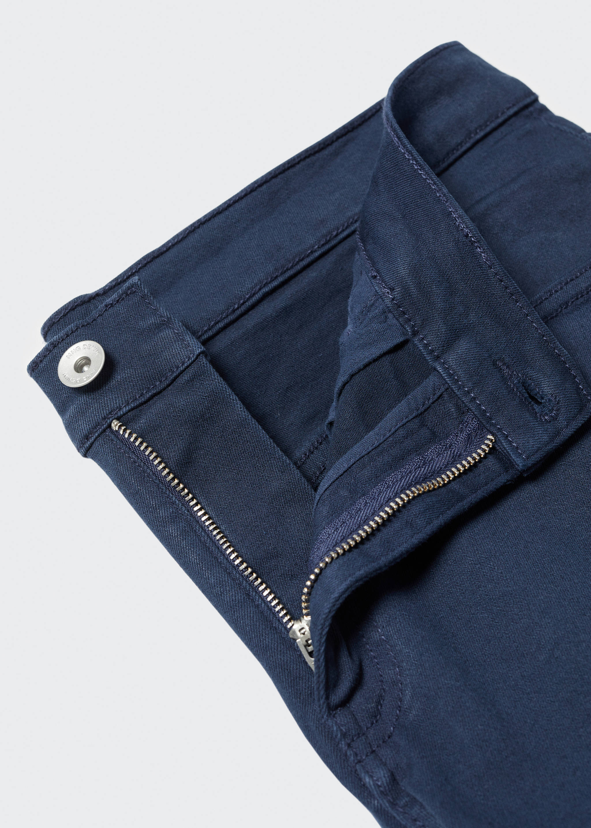 Slim-fit denim bermuda shorts - Details of the article 8