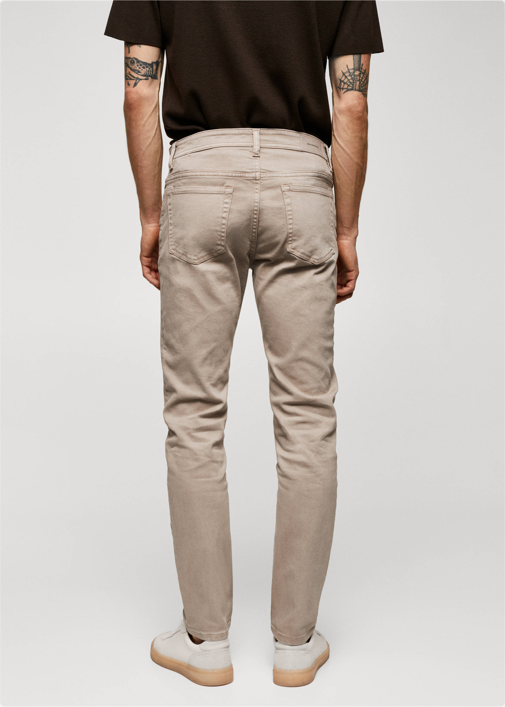 Jan slim-fit jeans - Reverse of the article, Beige. Ref: 57040693-00.