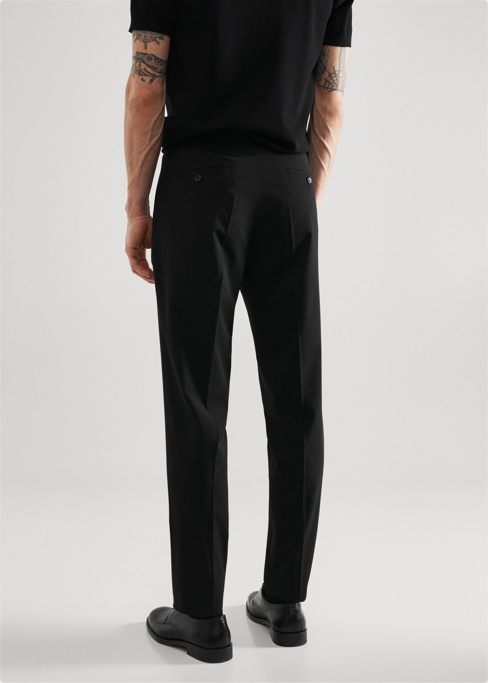 Slim fit suit trousers - Reverse of the article