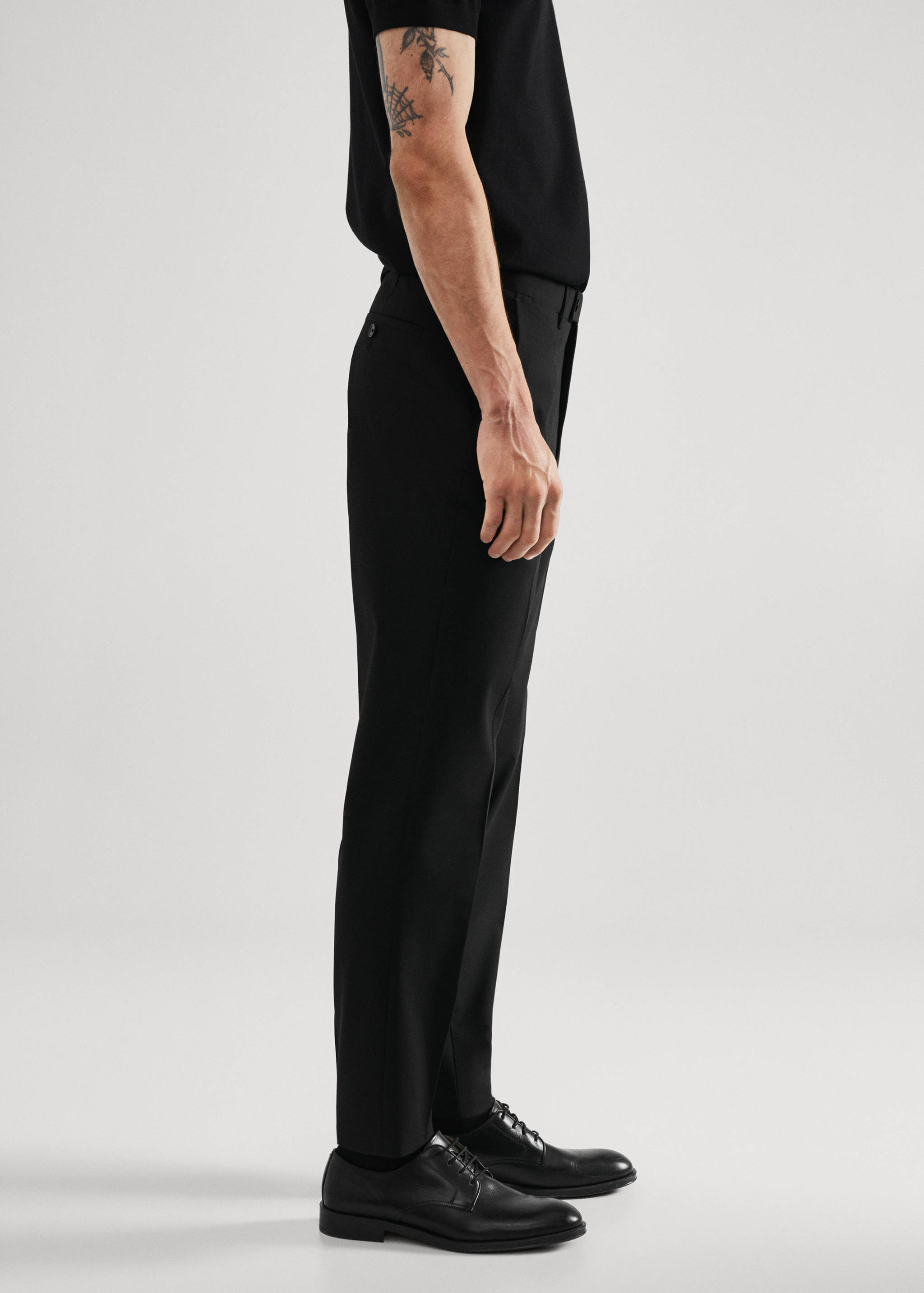 Slim fit suit trousers - Details of the article 2