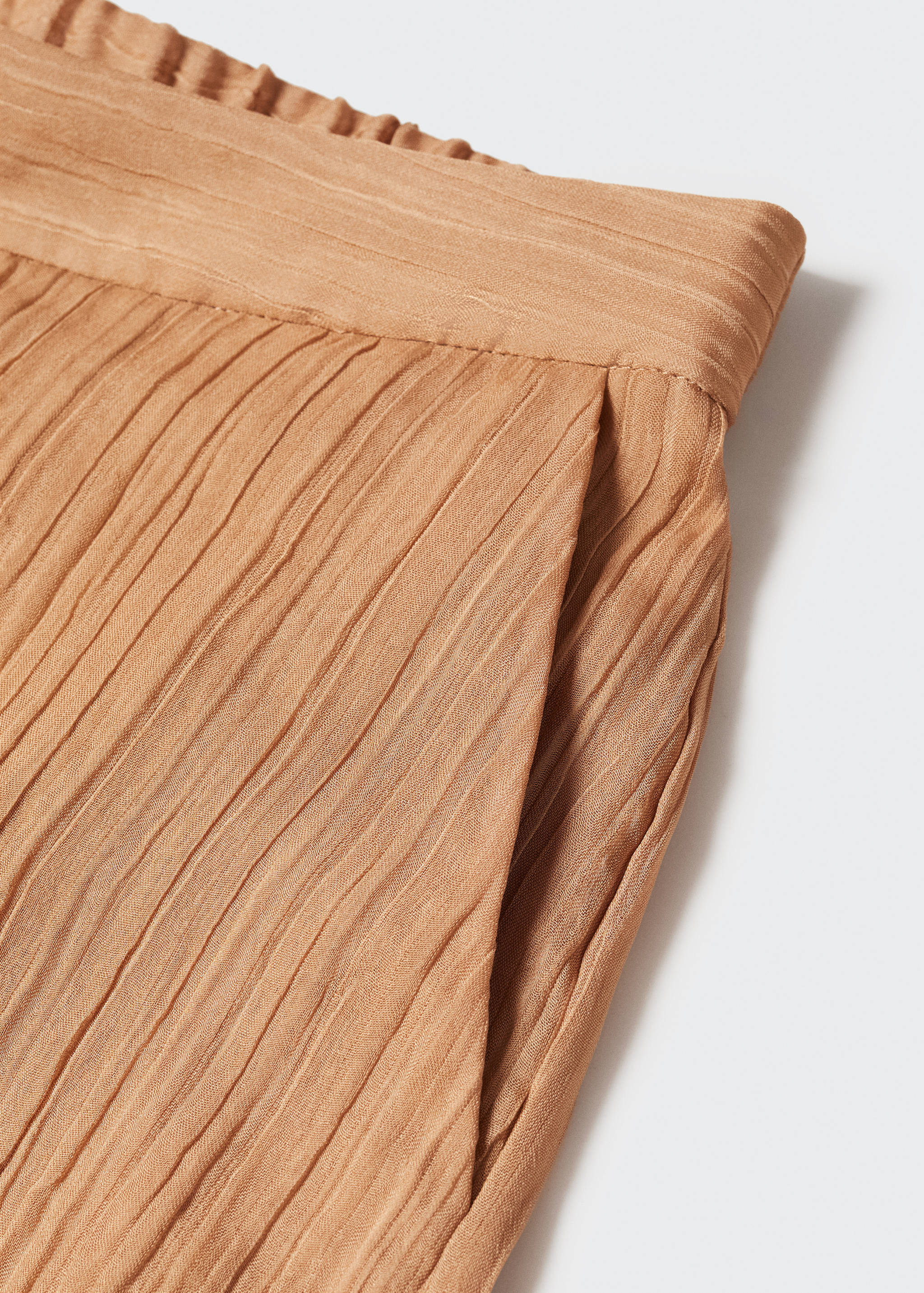 Pleated wide leg trousers - Details of the article 8