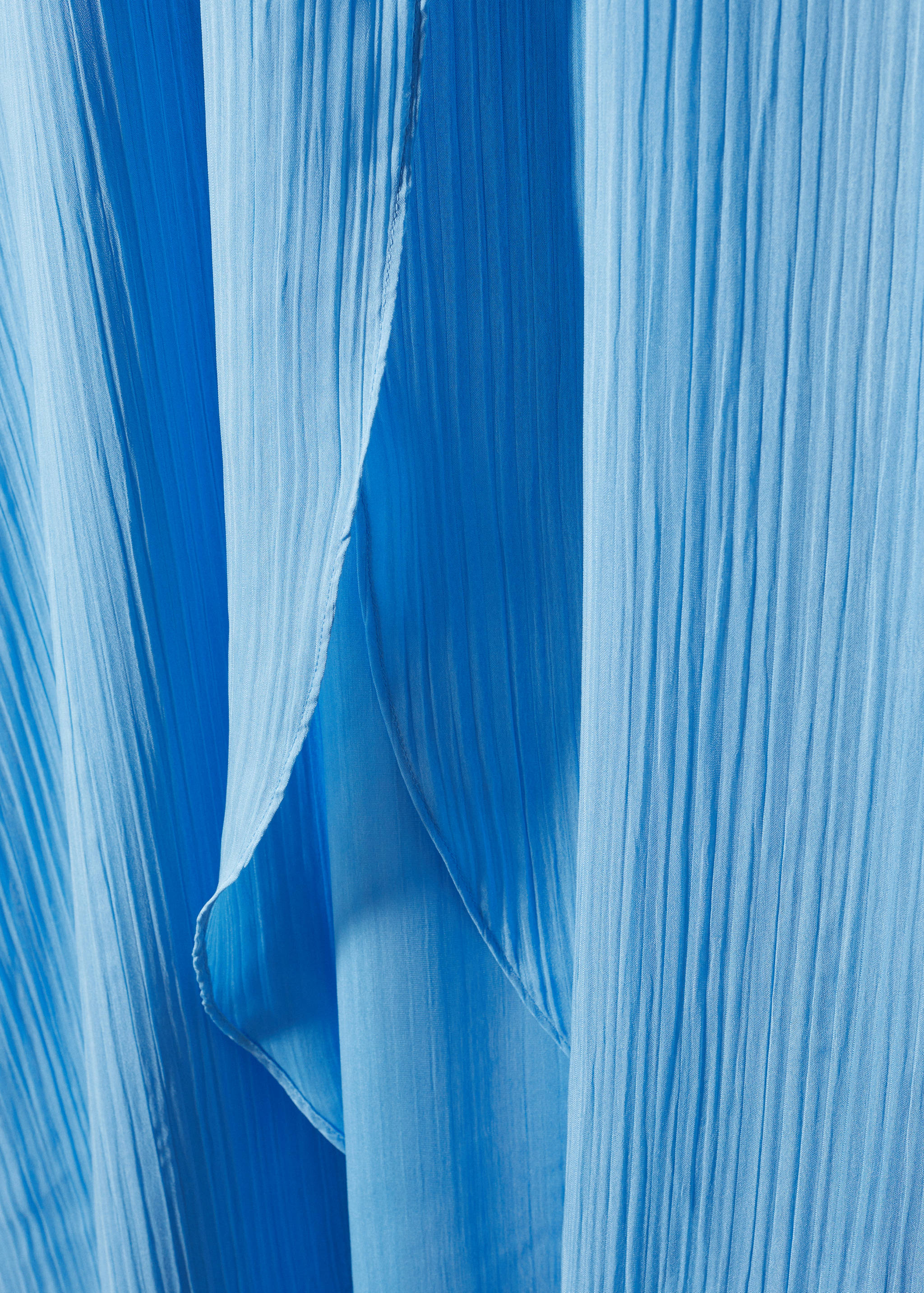 Vestido plissado com gola halter - Pormenor do artigo 8