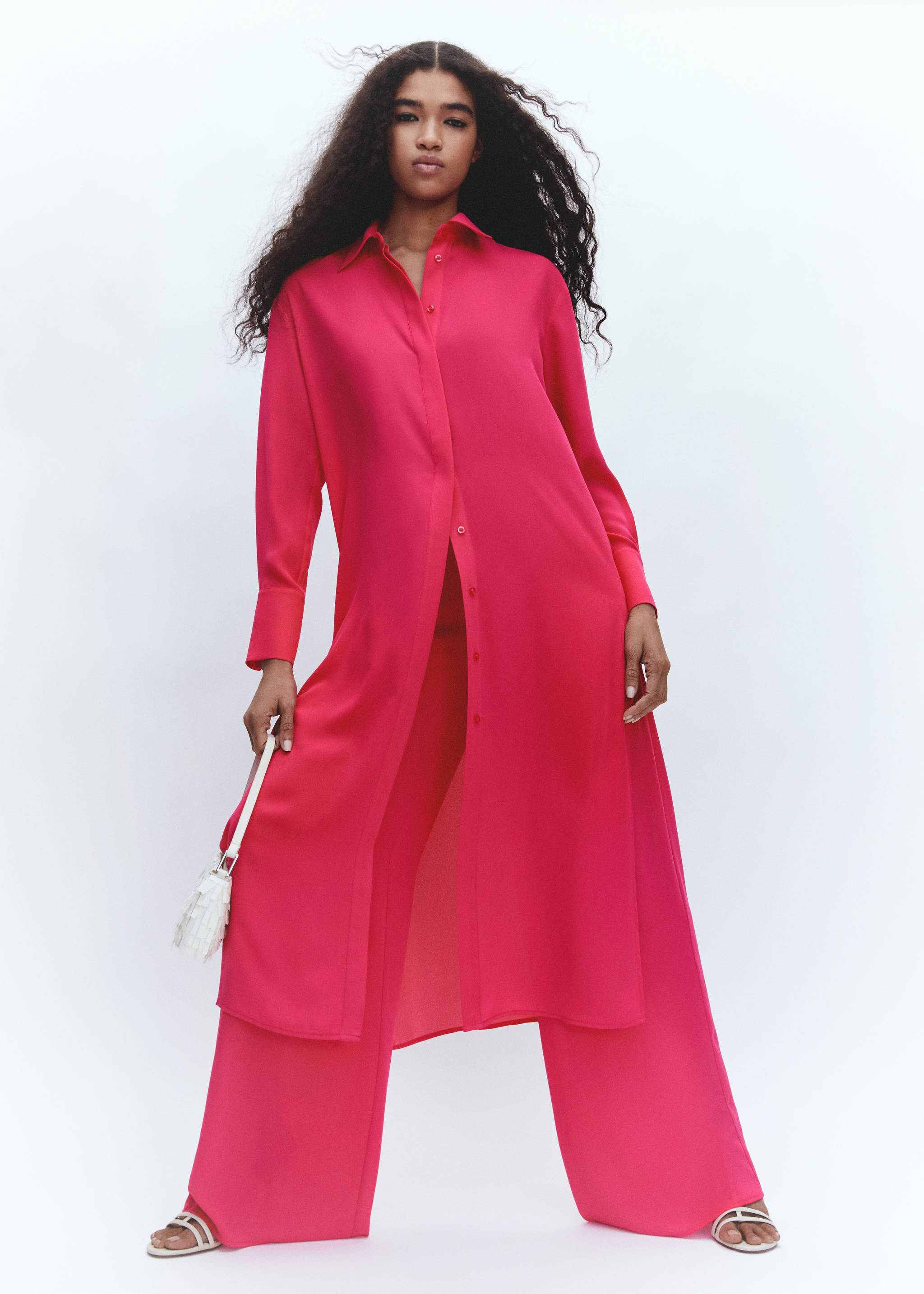 Wide leg trousers with elastic waist - Details of the article 6