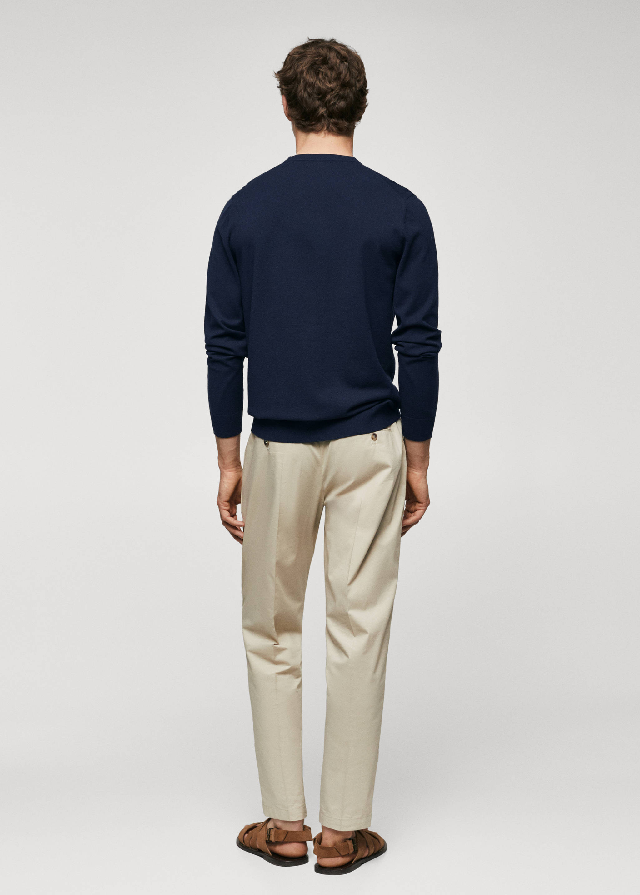 Feinstrick-Pullover - Rückseite des Artikels