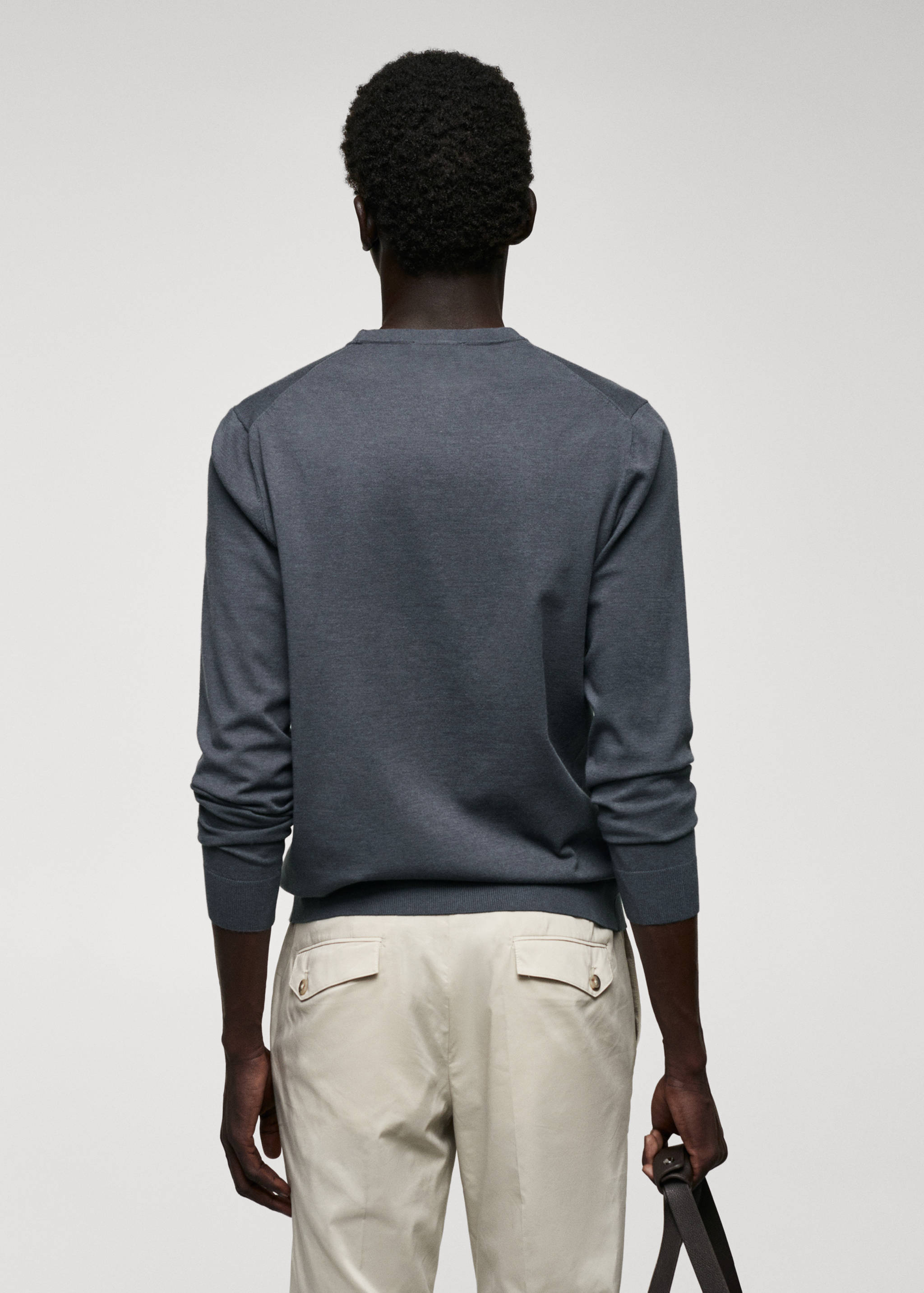 Feinstrick-Pullover - Rückseite des Artikels