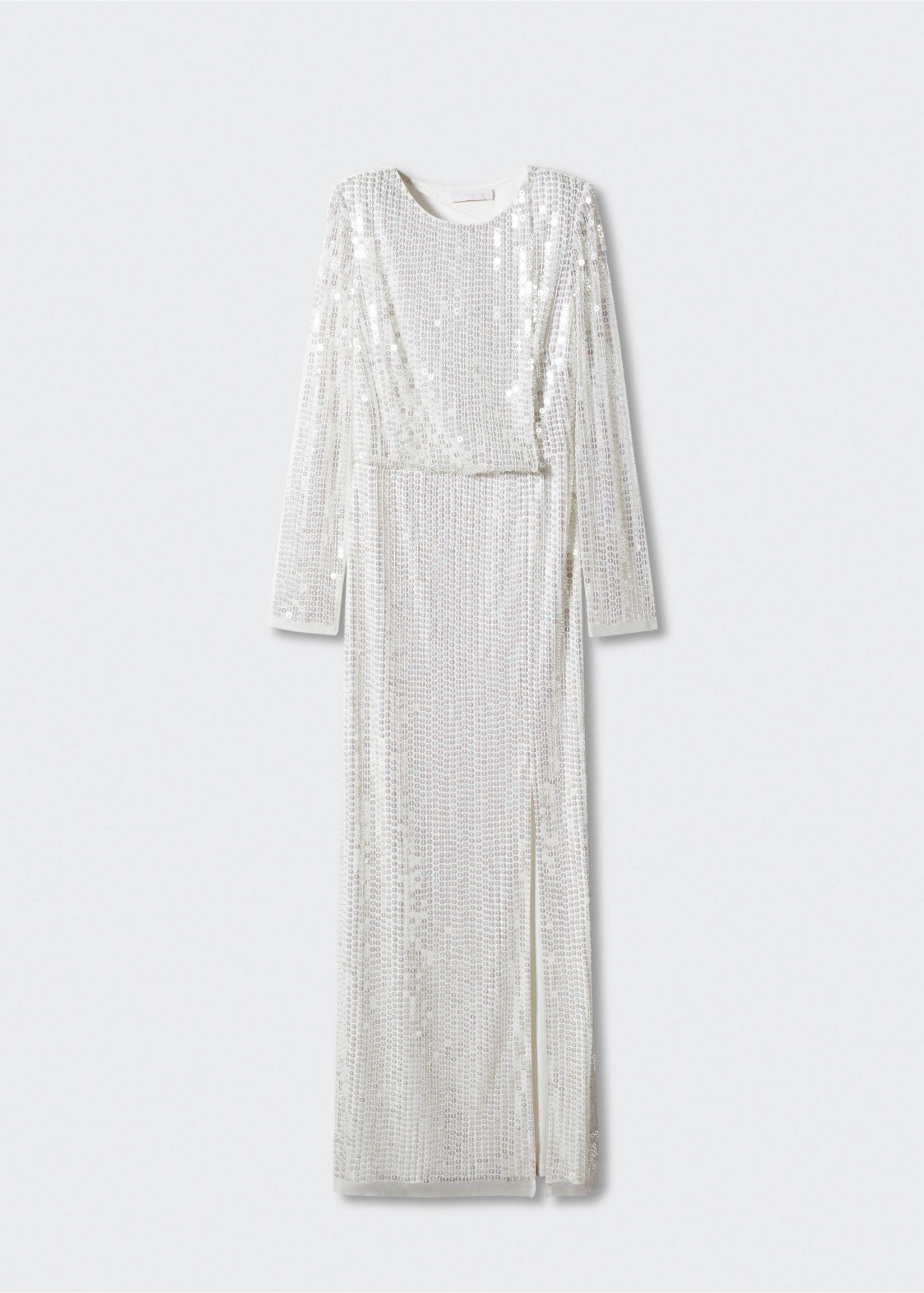 Robe paillettes ouverture - Article sans modèle, Blanc. Ref: 57040747-00.