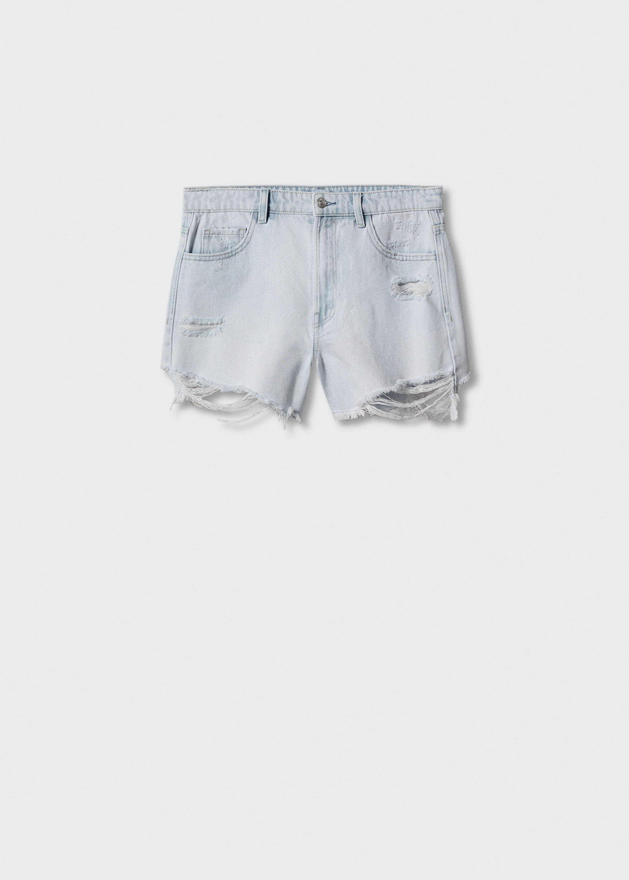 Jeansshorts mit Zierrissen - Artikel ohne Model